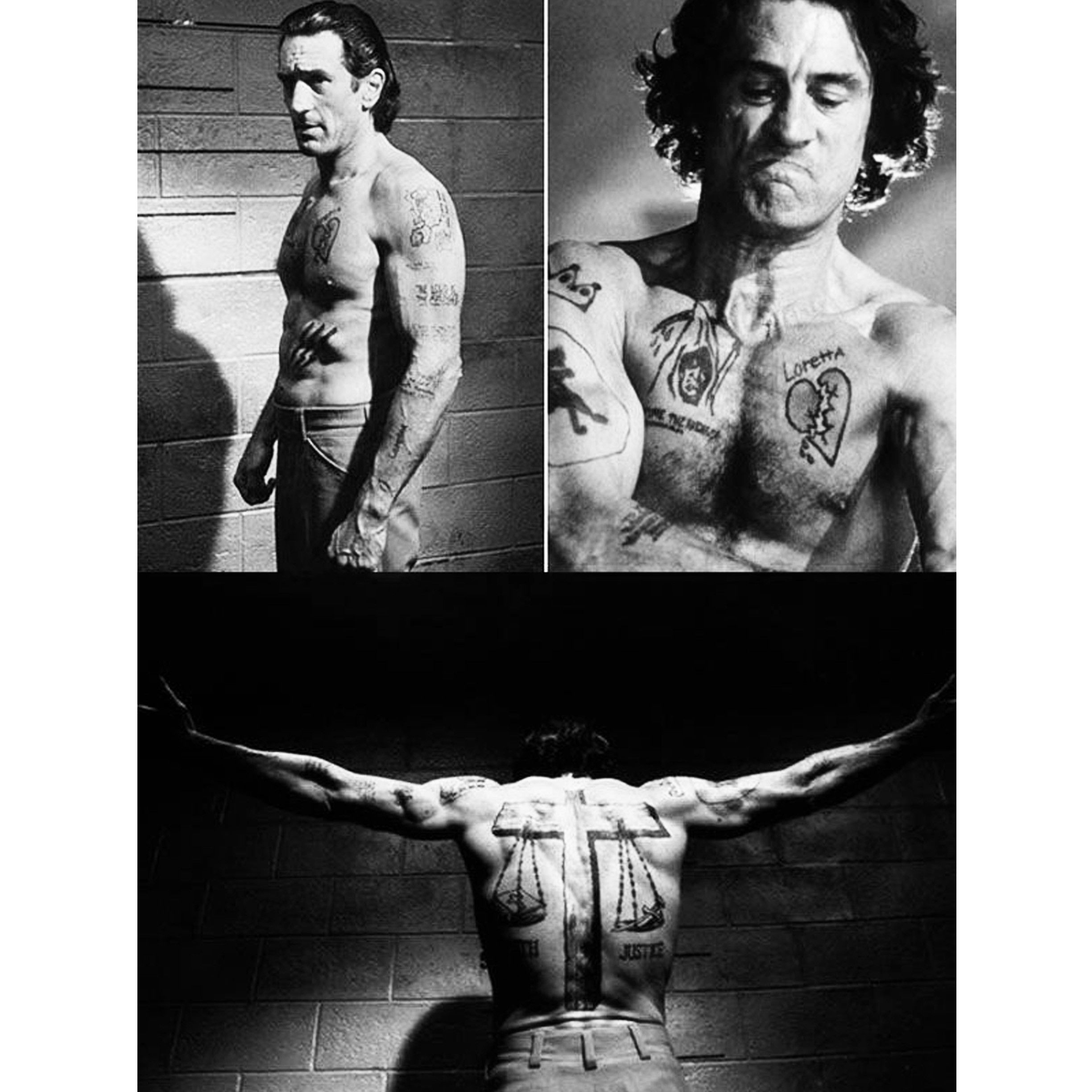 Japanese Brand Vintage Y2K Robert De Niro Tattoos Tag By Naughty Japan Size US M / EU 48-50 / 2 - 8 Thumbnail