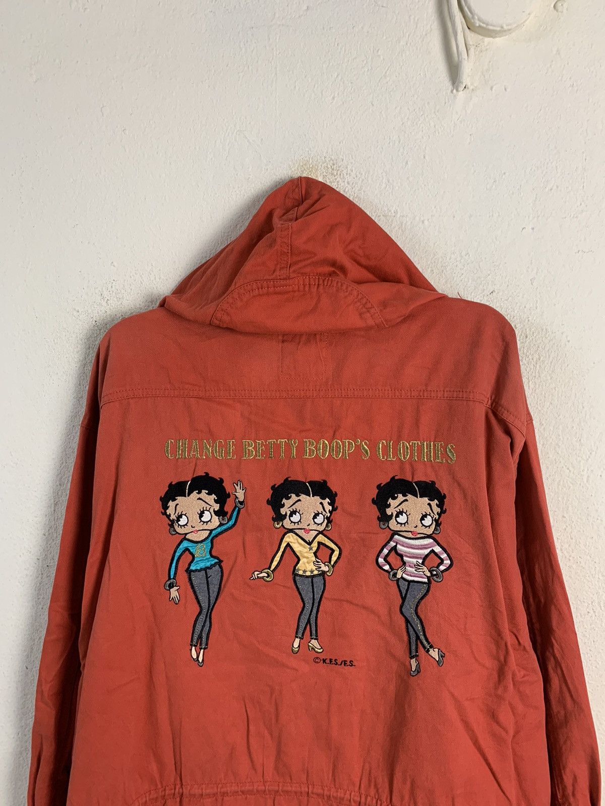 Japanese Brand Vintage Betty Boop Hoodie Jacket Size US XL / EU 56 / 4 - 4 Thumbnail
