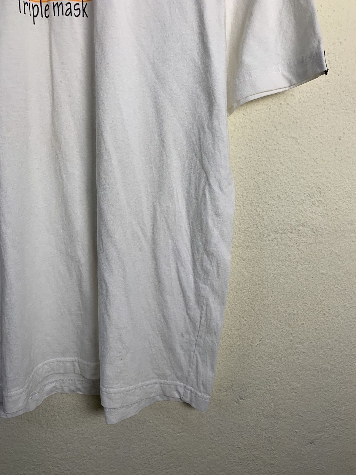 Adidas Vintage Adidas Triple Mask Tshirt Size US M / EU 48-50 / 2 - 2 Thumbnail