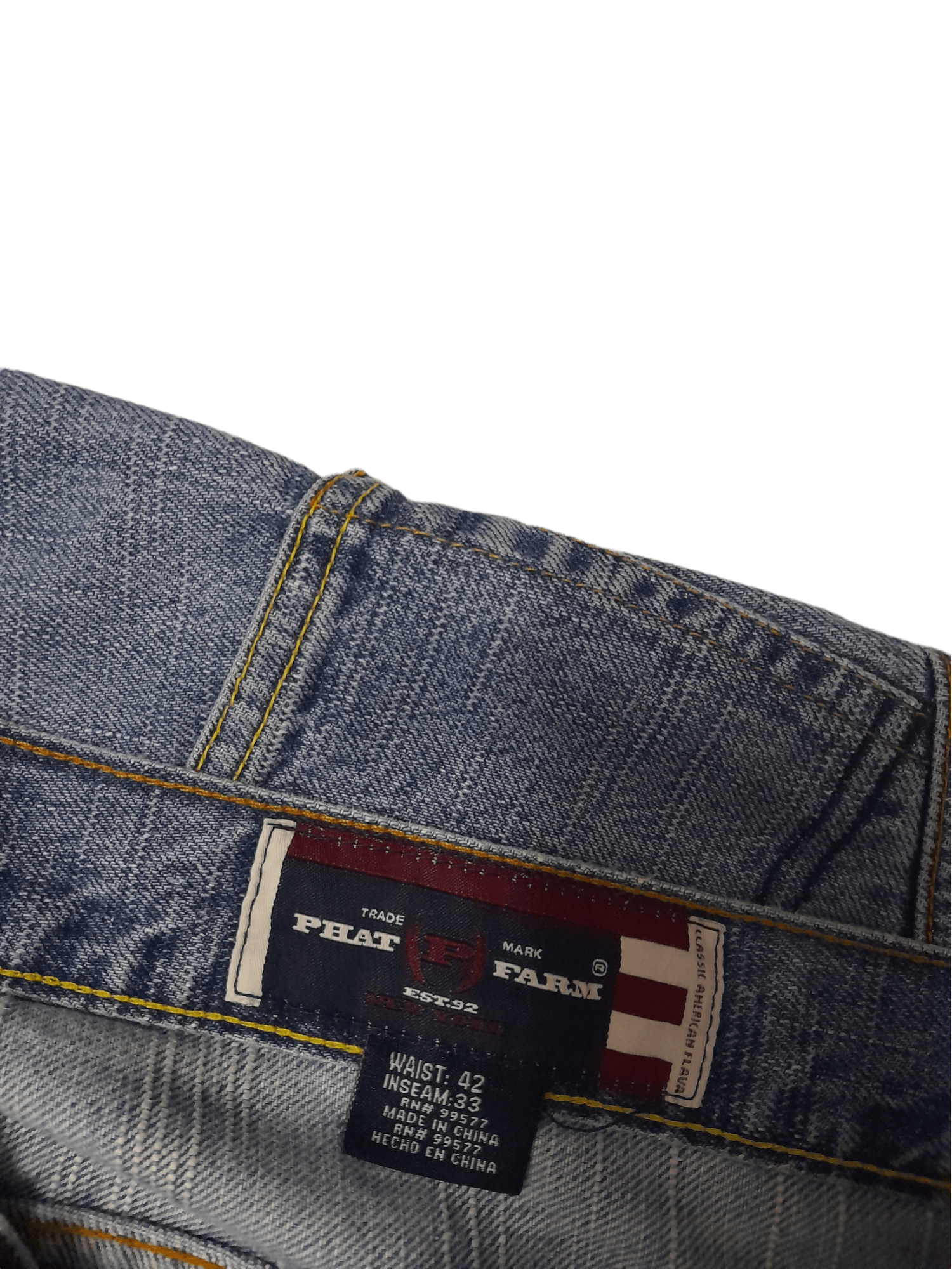 Phat Farm 90s Phat Farm Big Denim (E325) Size US 42 / EU 58 - 8 Thumbnail