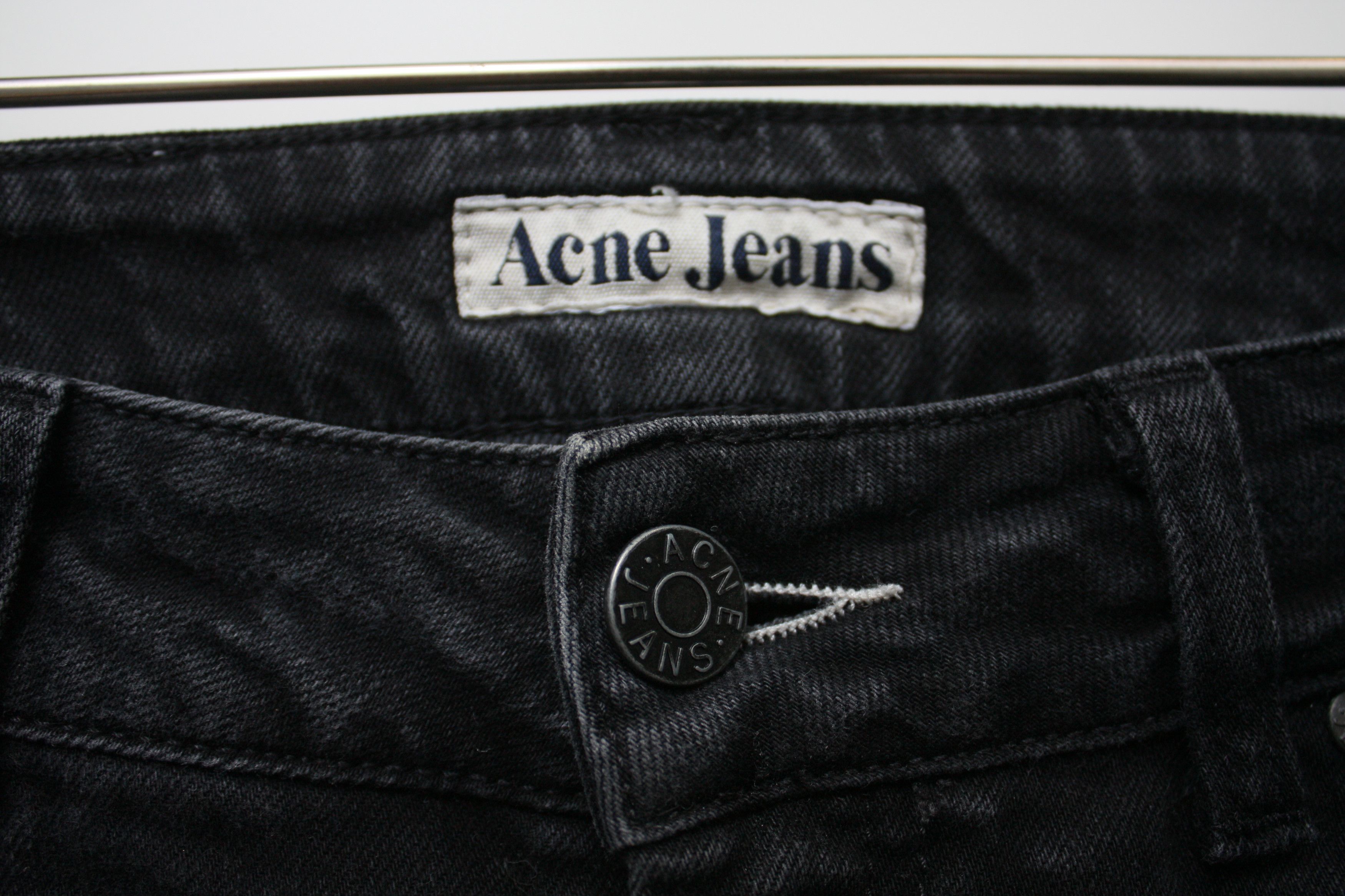Acne Studios Acne Jeans HEX CASH 30/34 Black Denim Jeans Size 30" / US 8 / IT 44 - 4 Thumbnail