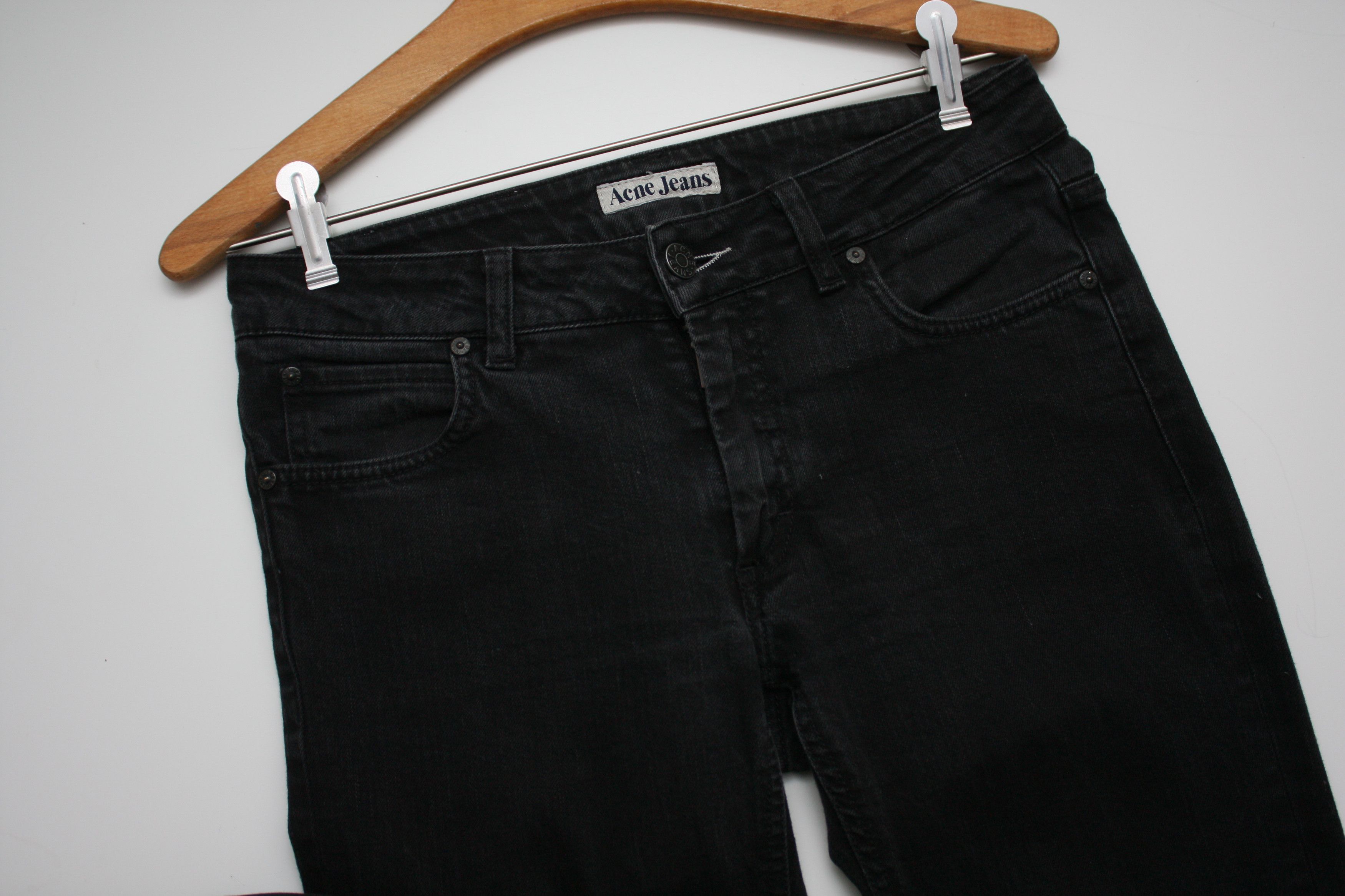 Acne Studios Acne Jeans HEX CASH 30/34 Black Denim Jeans Size 30" / US 8 / IT 44 - 1 Thumbnail