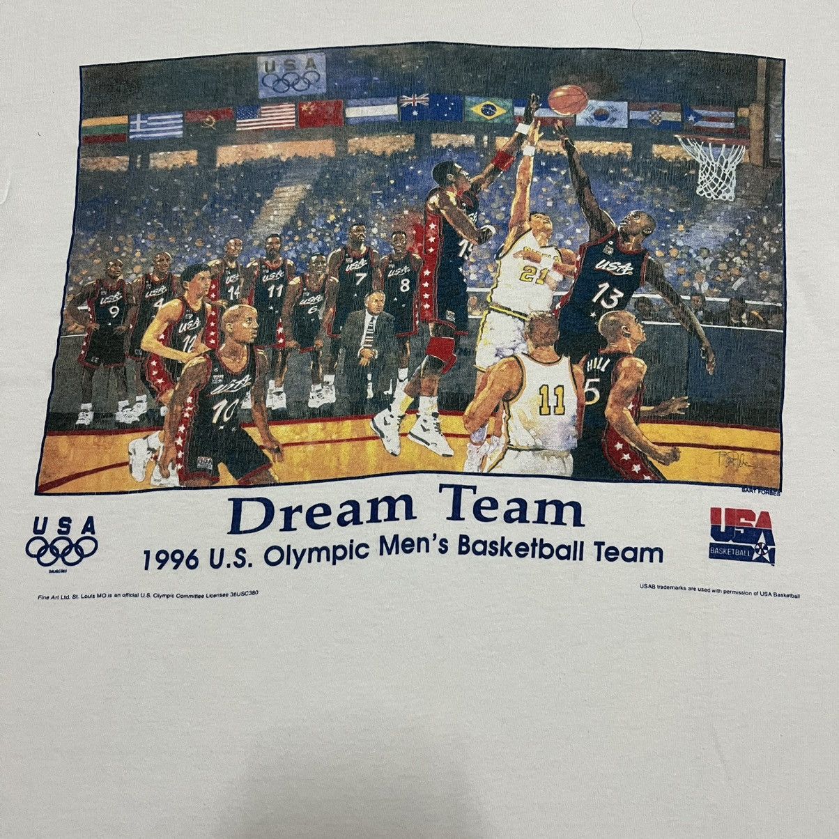Vintage 1996 USA Dream Team Olympic Men's Basketball