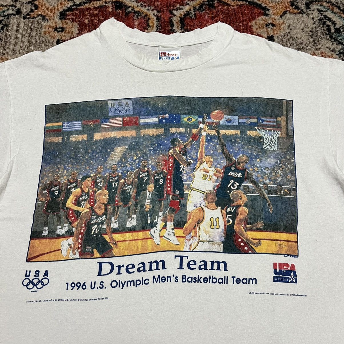 NBA × Vintage Vintage 1996 USA Dream Team Olympic Men’s Basketball Size US L / EU 52-54 / 3 - 1 Thumbnail