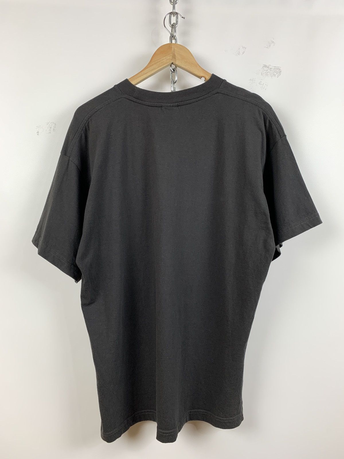 Nike 90s Vintage Nike Mini Swoosh Grey T-Shirt Size US L / EU 52-54 / 3 - 6 Thumbnail