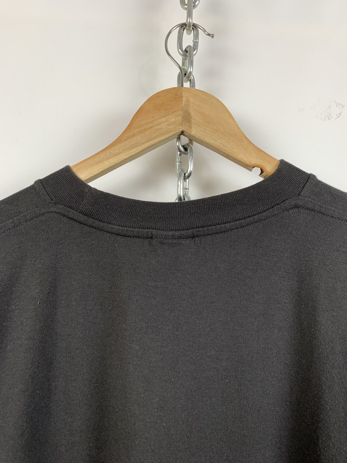 Nike 90s Vintage Nike Mini Swoosh Grey T-Shirt Size US L / EU 52-54 / 3 - 9 Thumbnail