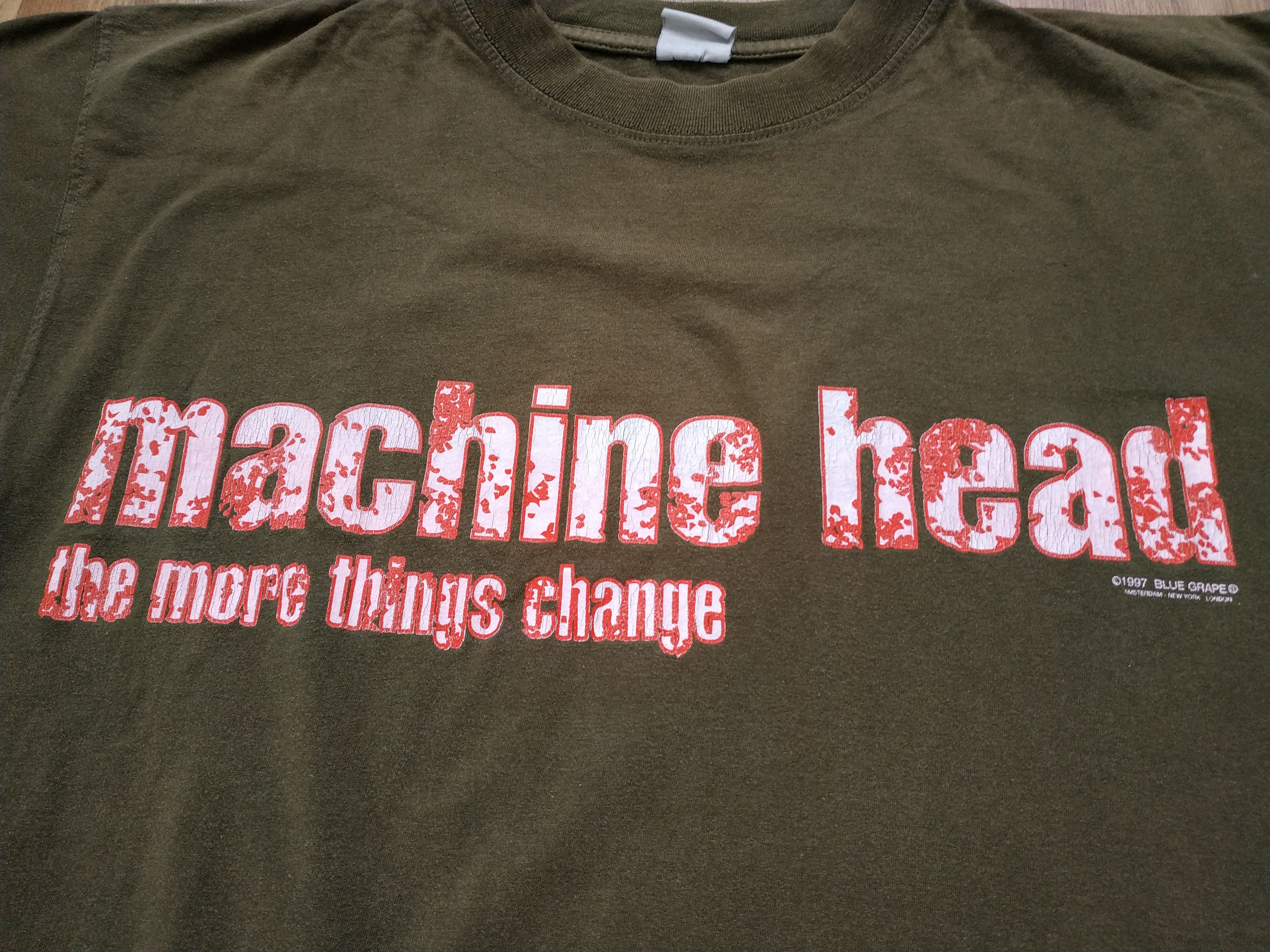 Band Tees Vintage Machine Head 1997 T Shirt Tee Sepultura Slipknot Size US L / EU 52-54 / 3 - 3 Thumbnail