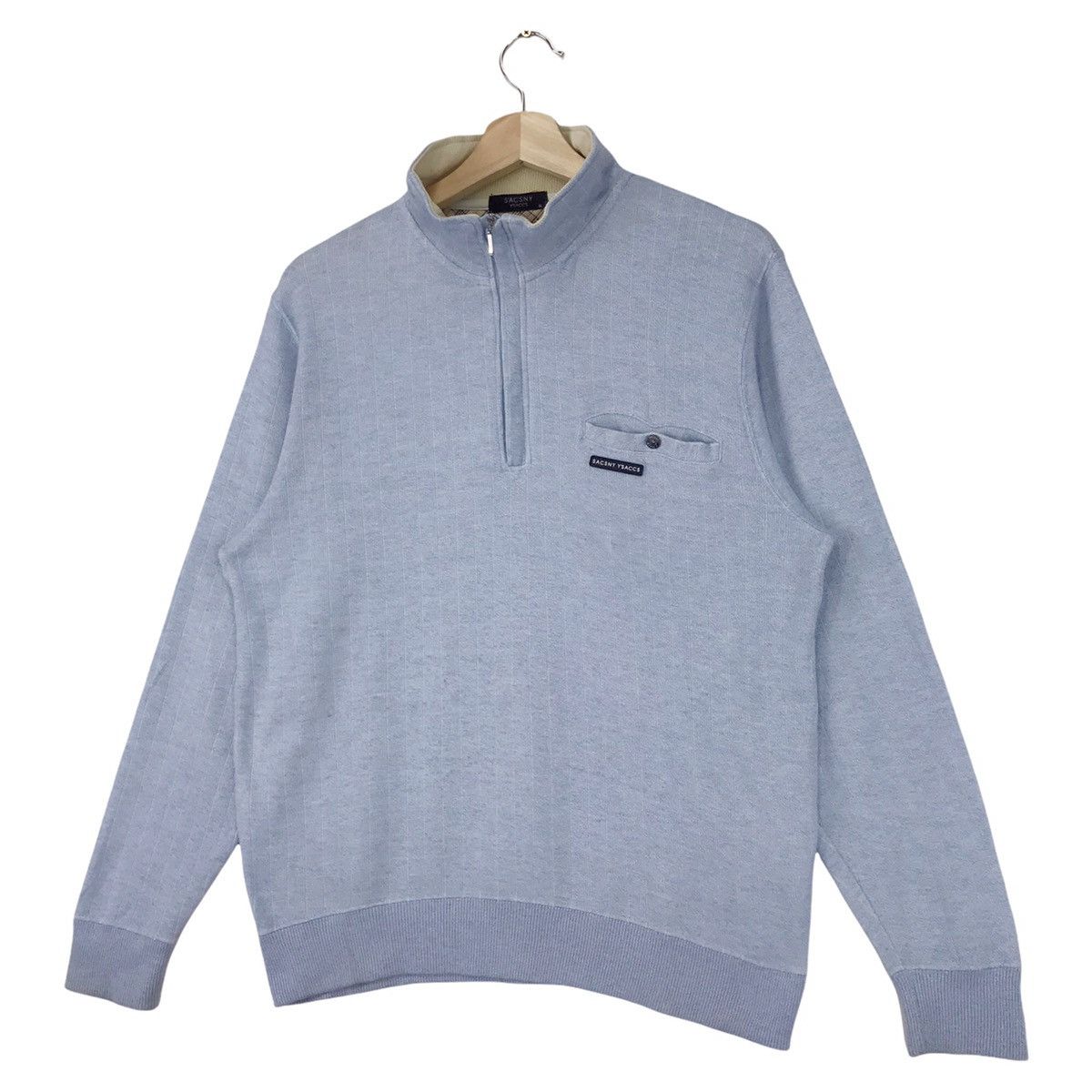 Y's for Men × Yohji Yamamoto Yohji Yamamoto Sacsny Y’Saccs Sweatshirts Hafl Zip Size US M / EU 48-50 / 2 - 2 Thumbnail