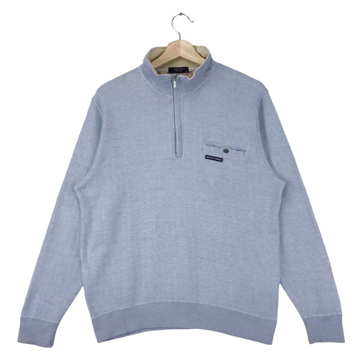 Y's for Men × Yohji Yamamoto Yohji Yamamoto Sacsny Y’Saccs Sweatshirts Hafl Zip Size US M / EU 48-50 / 2 - 1 Thumbnail