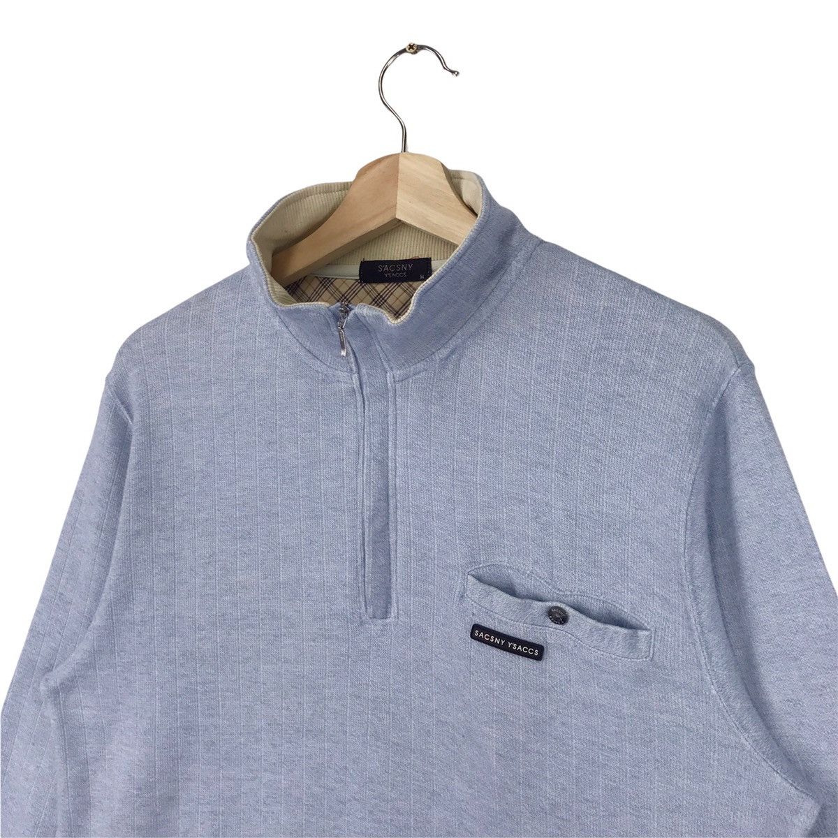 Y's for Men × Yohji Yamamoto Yohji Yamamoto Sacsny Y’Saccs Sweatshirts Hafl Zip Size US M / EU 48-50 / 2 - 4 Thumbnail