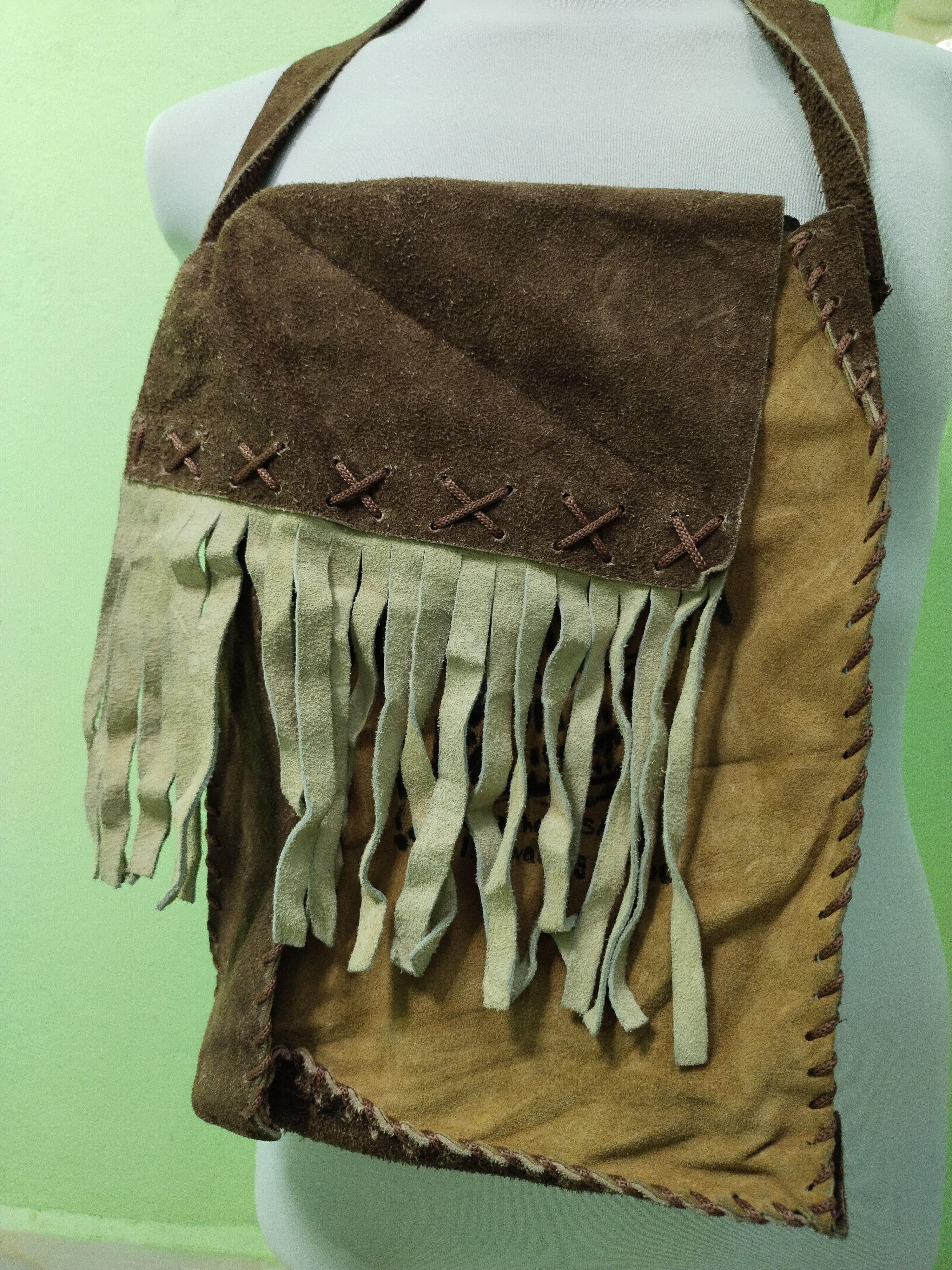 Seditionaries Vintage Leather Sling Bag Size ONE SIZE - 11 Thumbnail