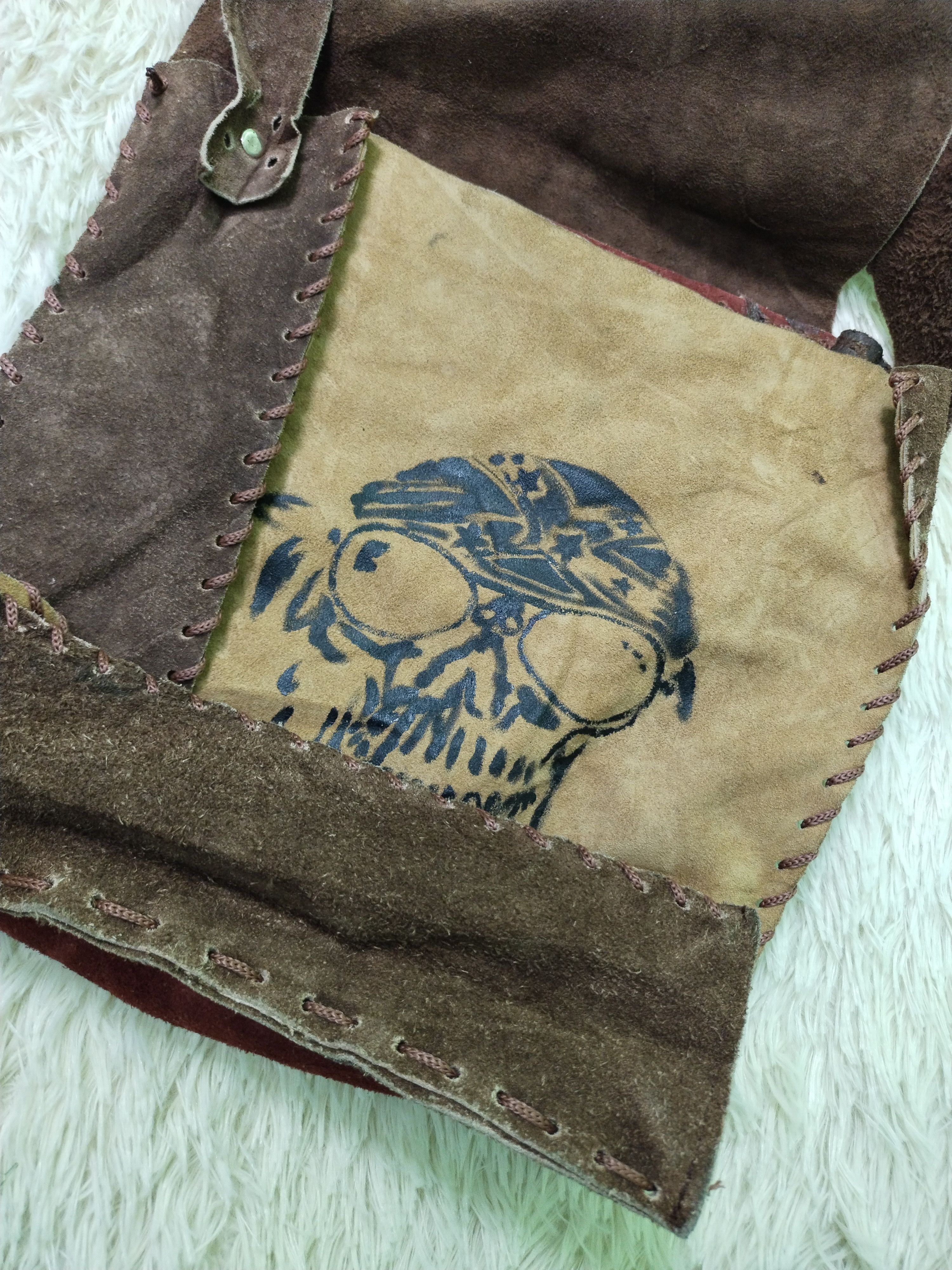Seditionaries Vintage Leather Sling Bag Size ONE SIZE - 6 Thumbnail