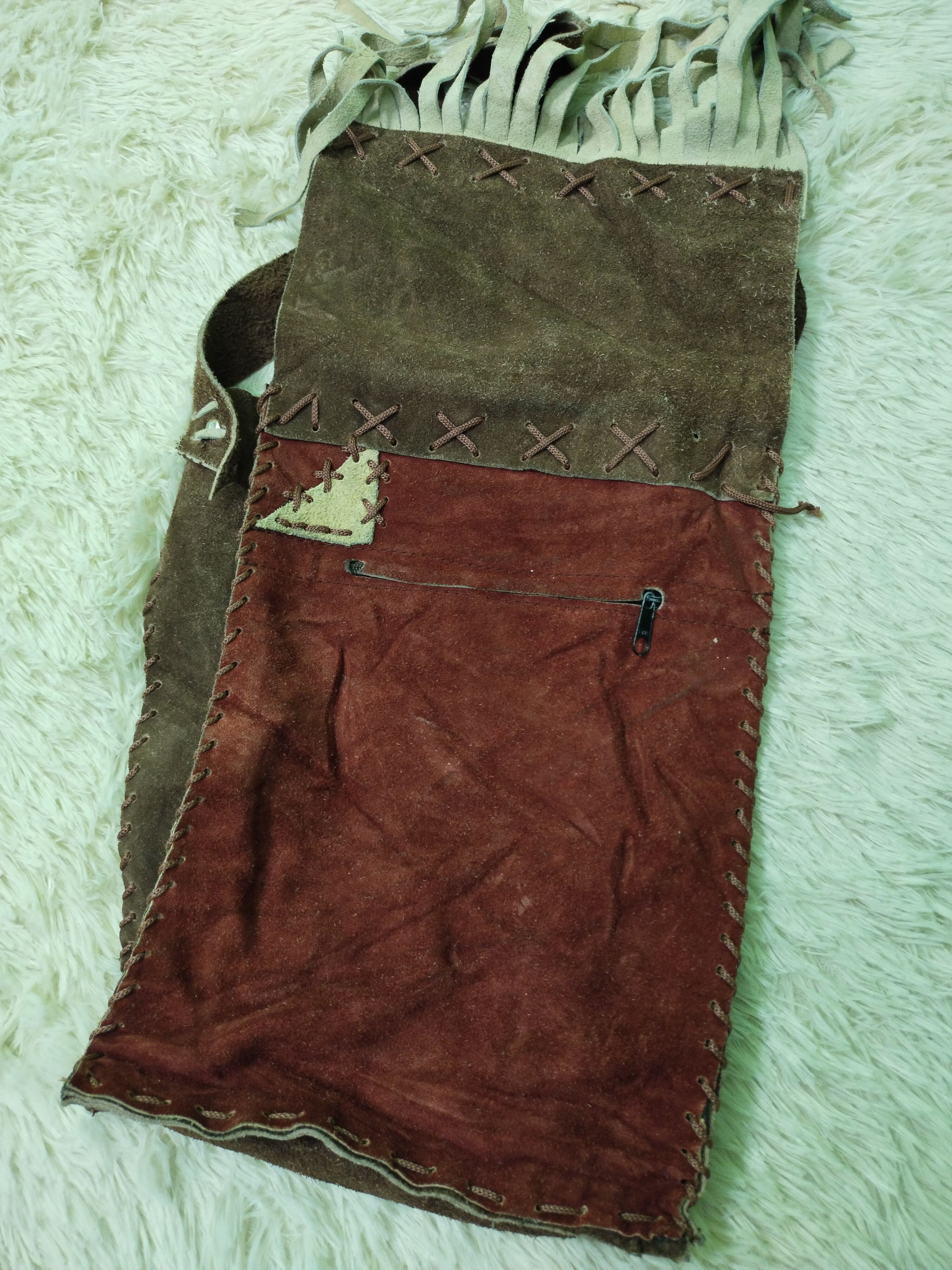 Seditionaries Vintage Leather Sling Bag Size ONE SIZE - 4 Thumbnail