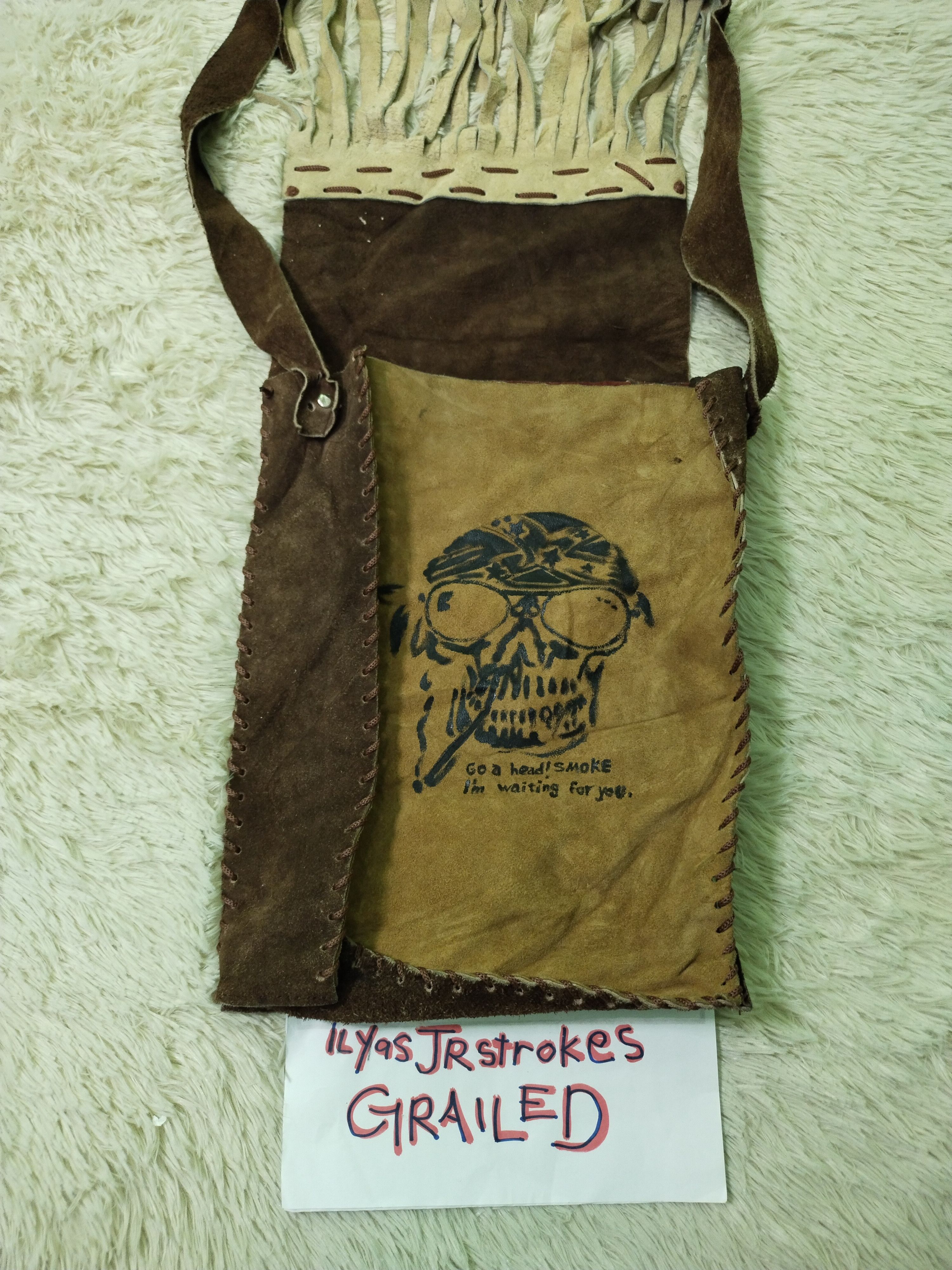 Seditionaries Vintage Leather Sling Bag Size ONE SIZE - 13 Thumbnail