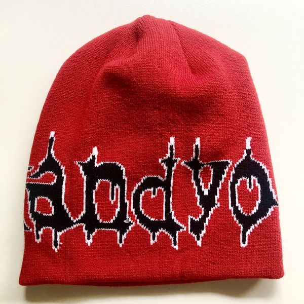 Vintage PunkAndYo Skully Beanie RED | Grailed