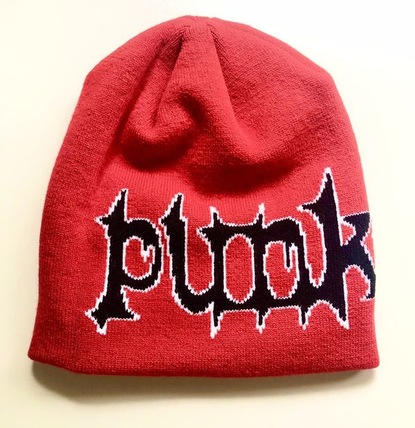 Vintage PunkAndYo Skully Beanie RED | Grailed