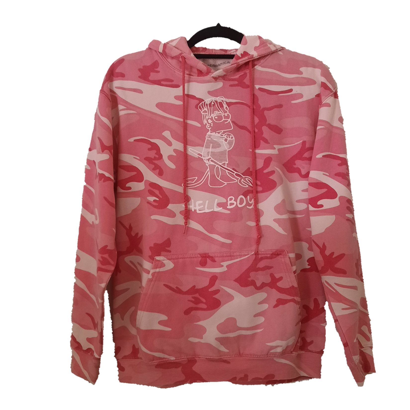 Lil peep pink hellboy hoodie best sale