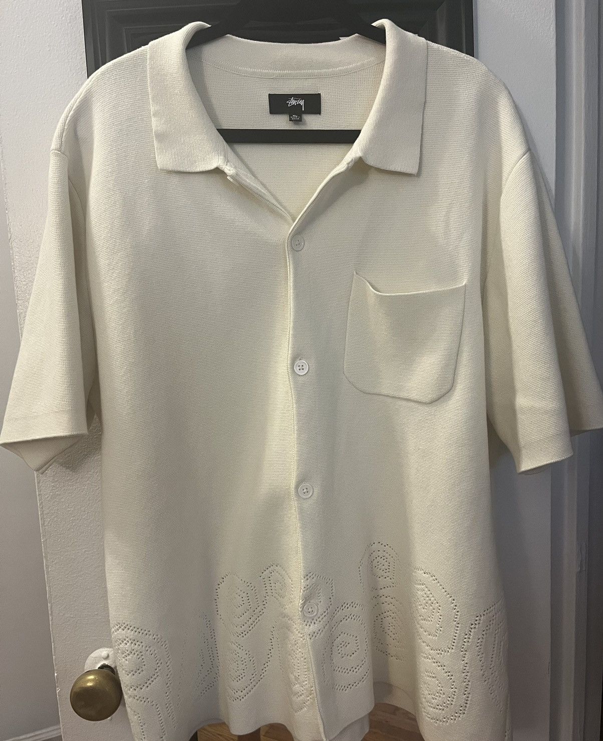 STUSSY knit polo shirts ニットポロ our legacy Textured S/S Polo Sweater – Premier