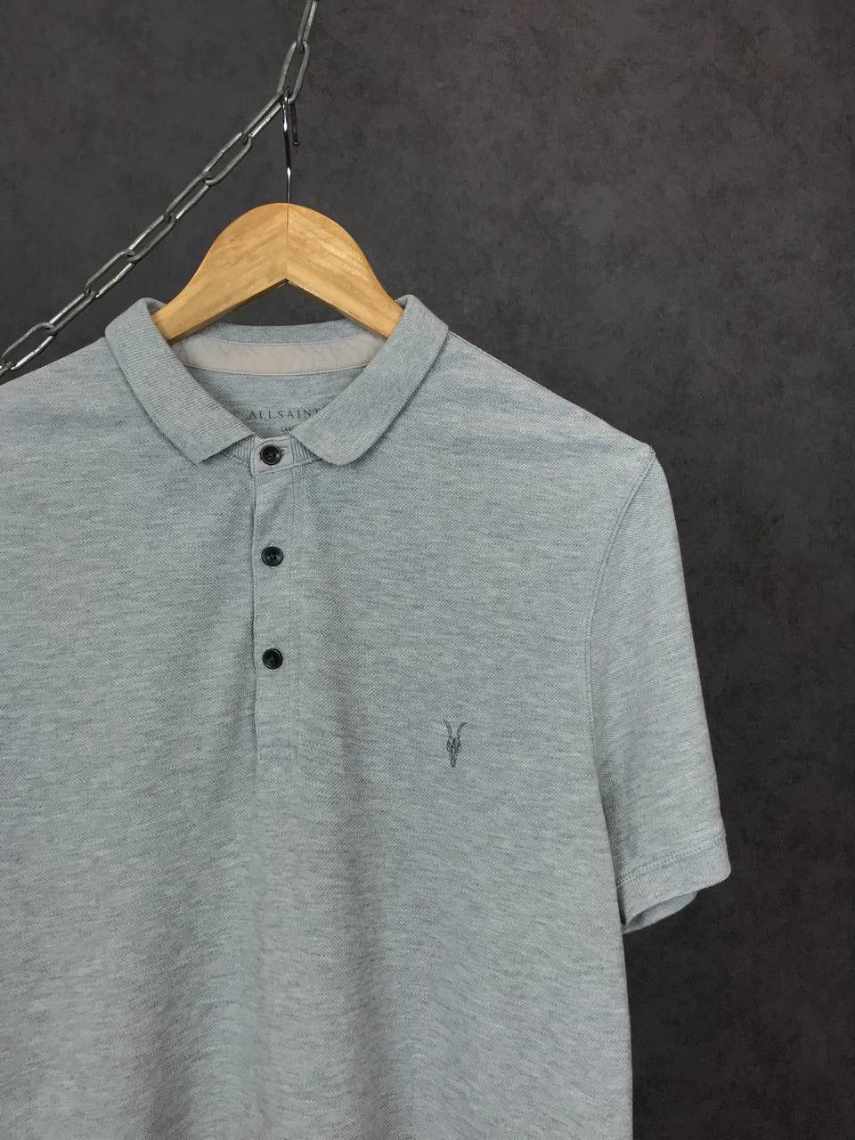 Allsaints Allsaints luxury streetwear polo tee Size US L / EU 52-54 / 3 - 2 Thumbnail