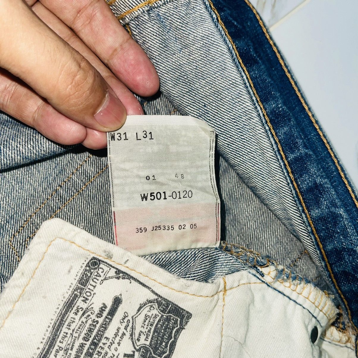 Levi's × Vintage Vintage 90s Levi's 501 Straight Cut Denim Jeans 31x31 Size US 31 - 7 Thumbnail