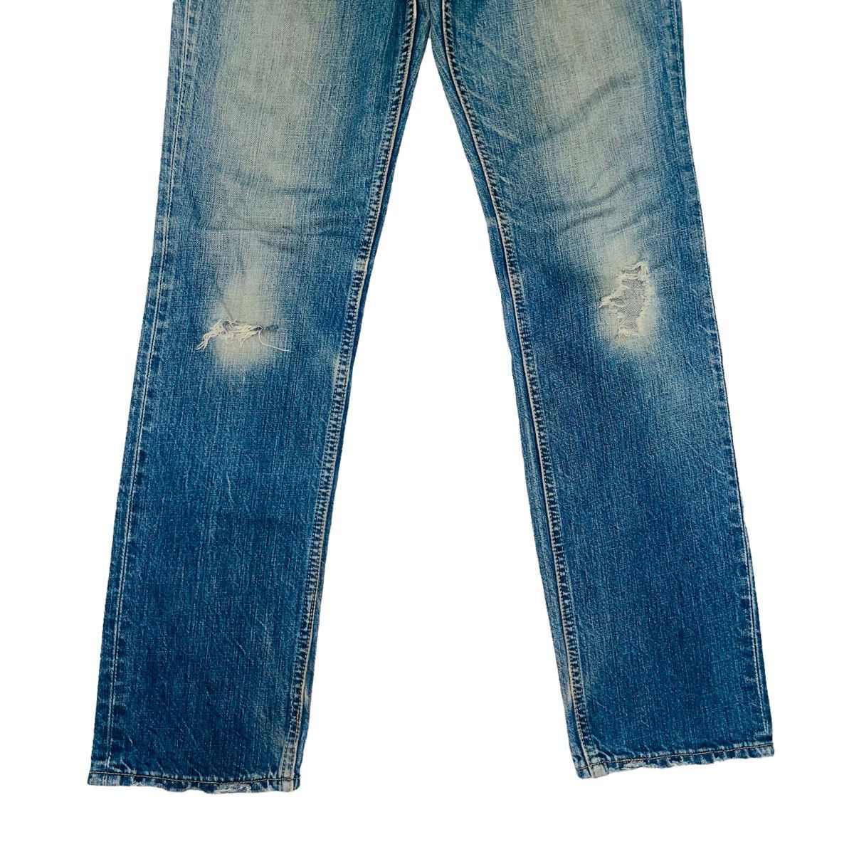Levi's × Vintage Vintage 90s Levi's 501 Straight Cut Denim Jeans 31x31 Size US 31 - 5 Thumbnail