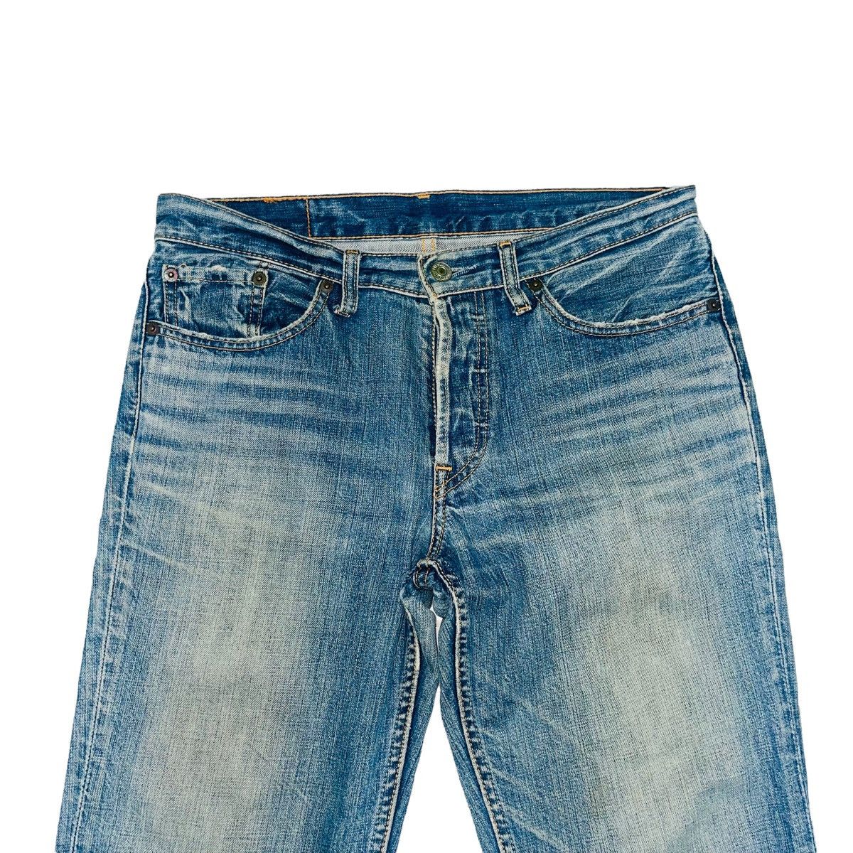 Levi's × Vintage Vintage 90s Levi's 501 Straight Cut Denim Jeans 31x31 Size US 31 - 3 Thumbnail