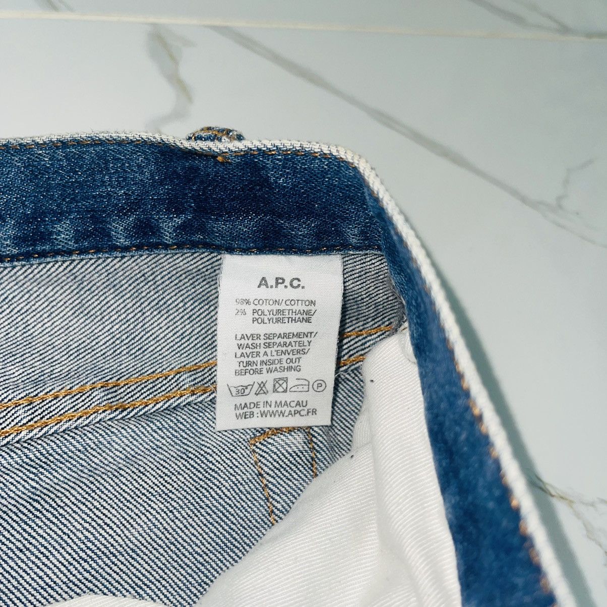 A.P.C. × Japanese Brand APC Straight Cut Denim Jeans Size US 31 - 7 Thumbnail