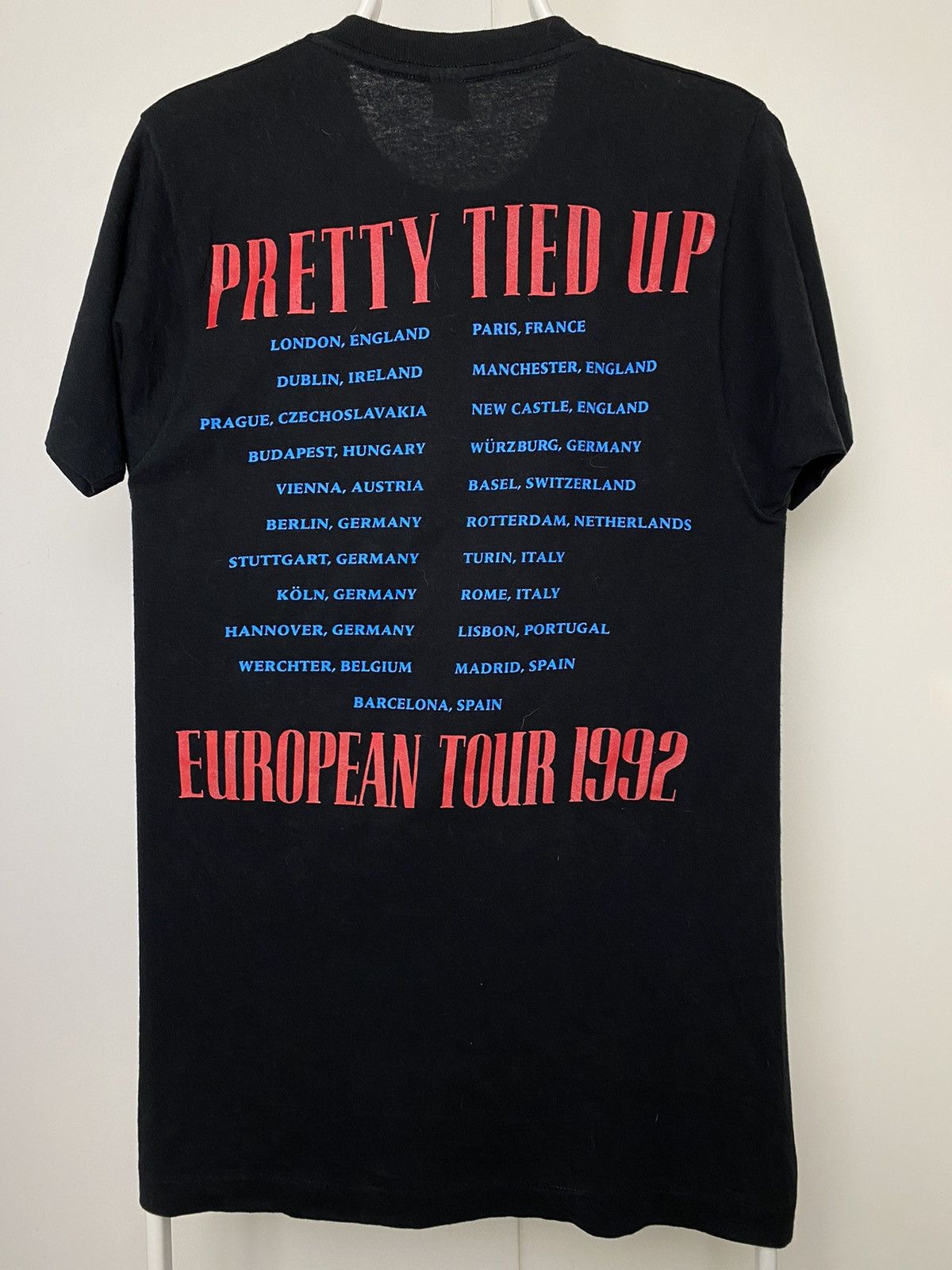 Band Tees × Vintage Vintage Guns N Roses Pretty Tied Up 1992 T Shirt Tee Size US S / EU 44-46 / 1 - 5 Thumbnail