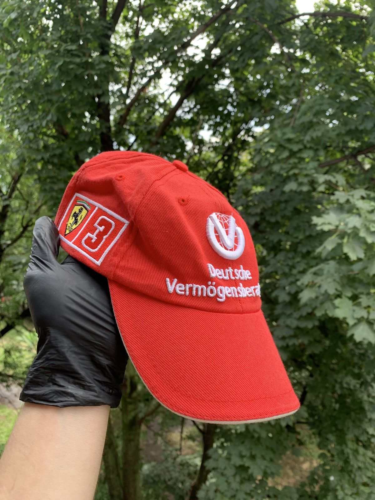 Vintage Ferrari Michael Schumacher Formula 1 Red Cap
