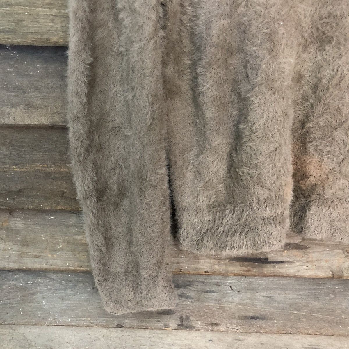 Homespun Knitwear × Japanese Brand Closshi Brown Shag Shaggy Fur Mohair Knitwear #6964 Size M / US 6-8 / IT 42-44 - 4 Thumbnail
