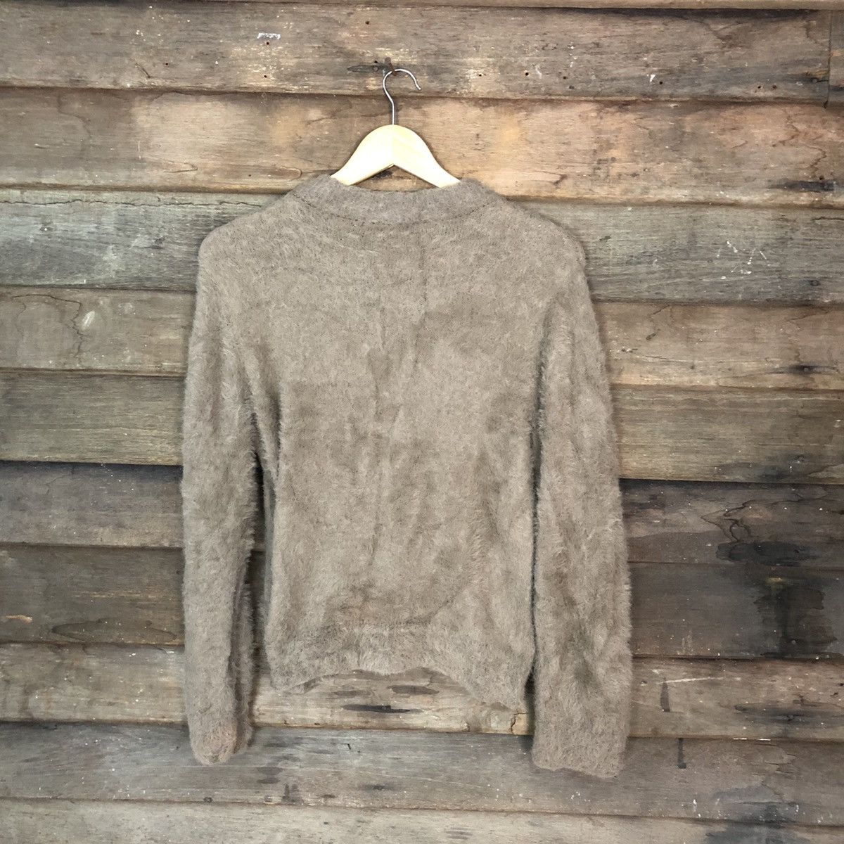 Homespun Knitwear × Japanese Brand Closshi Brown Shag Shaggy Fur Mohair Knitwear #6964 Size M / US 6-8 / IT 42-44 - 9 Thumbnail
