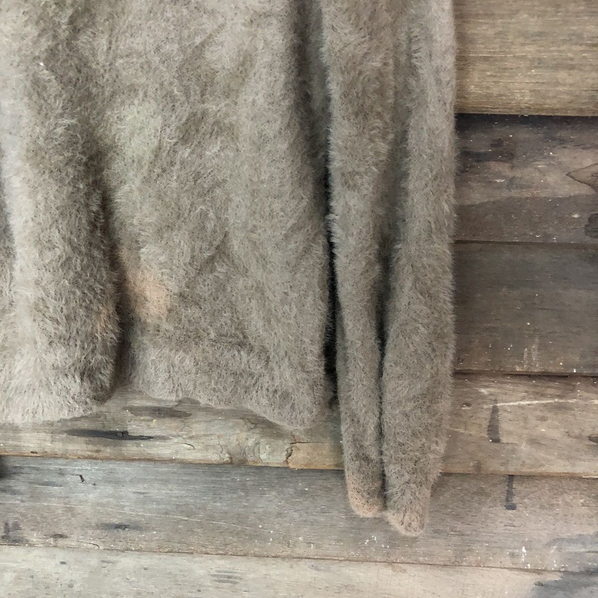 Homespun Knitwear × Japanese Brand Closshi Brown Shag Shaggy Fur Mohair Knitwear #6964 Size M / US 6-8 / IT 42-44 - 5 Thumbnail