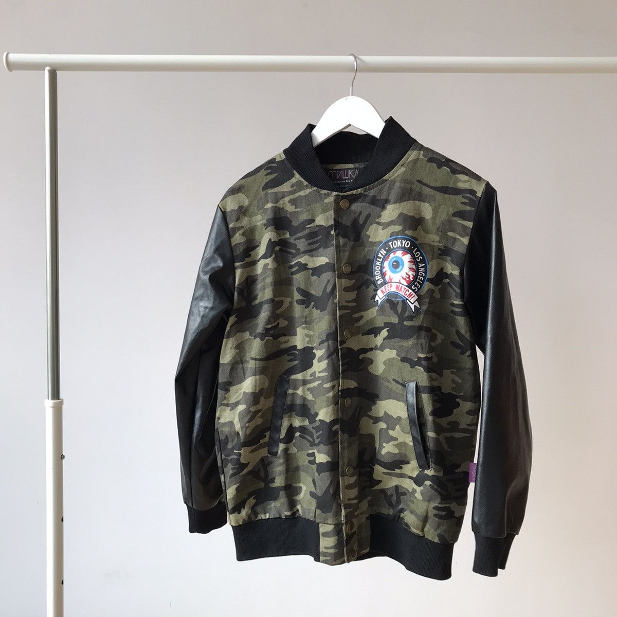 Mishka shops special edition embroidered bomber jacket