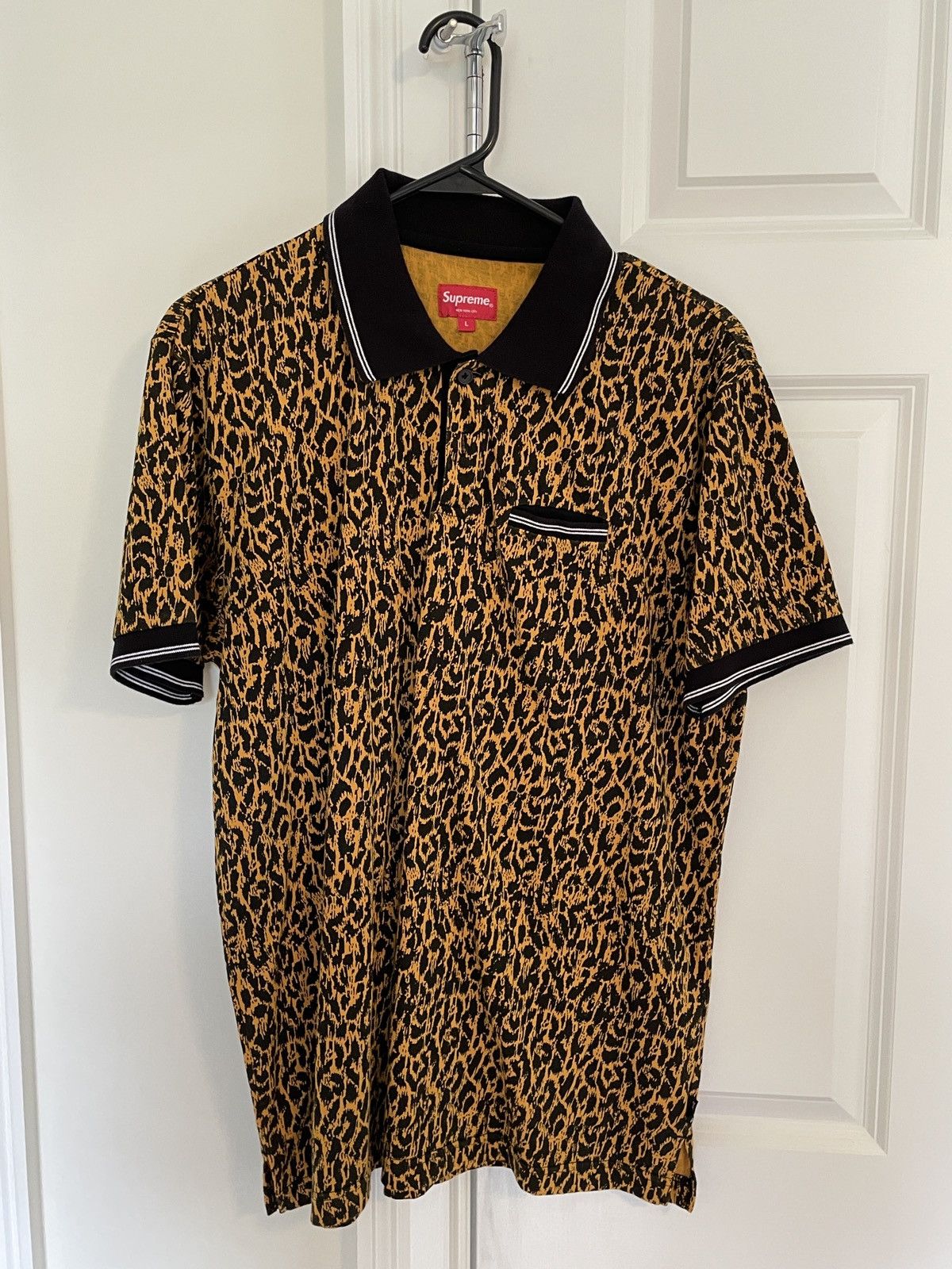 Supreme RARE Supreme Cheetah Print Polo | Grailed