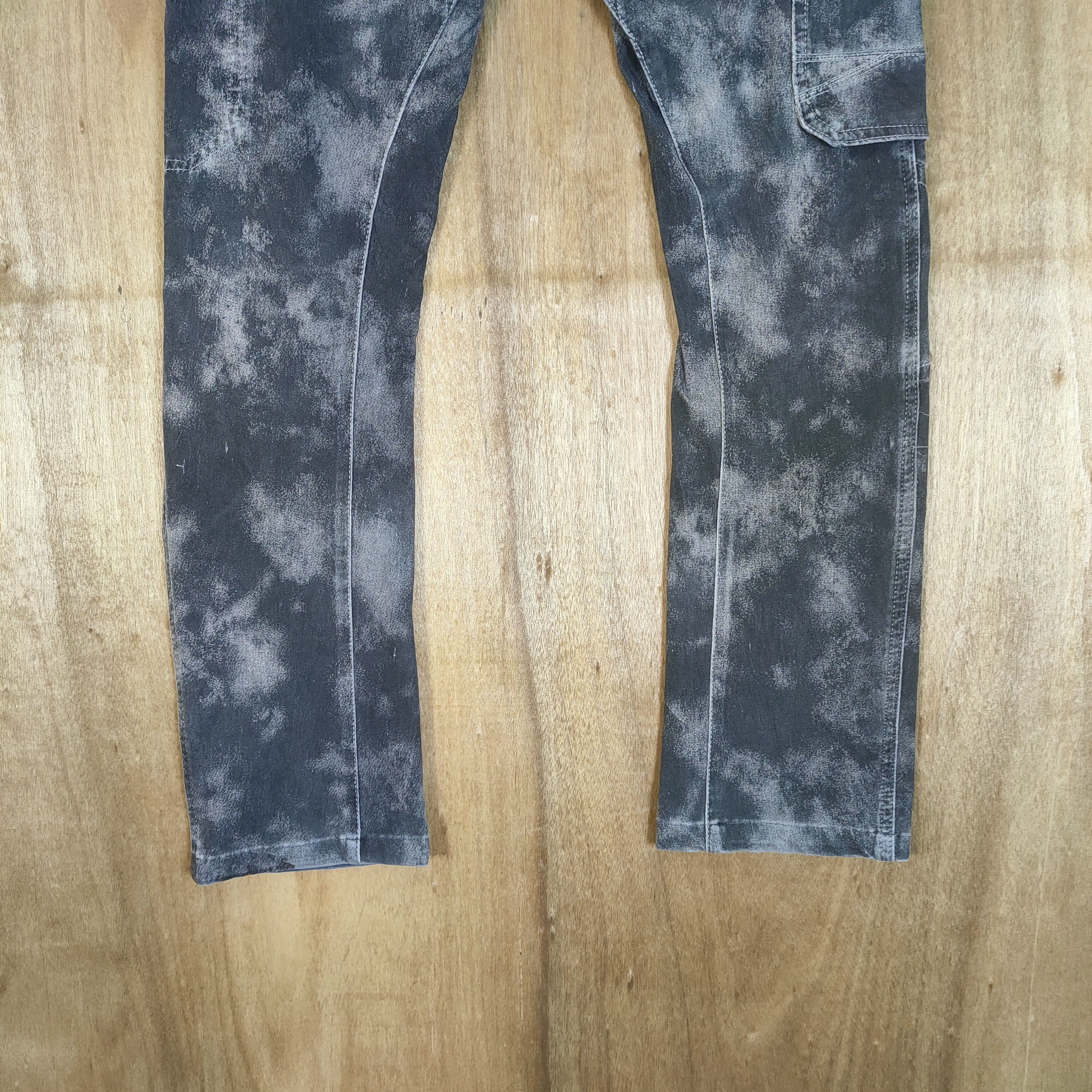 Japanese Brand W30 VINTAGE JAPANESE BLACK FADED CARGO PANTS Size US 30 / EU 46 - 9 Thumbnail