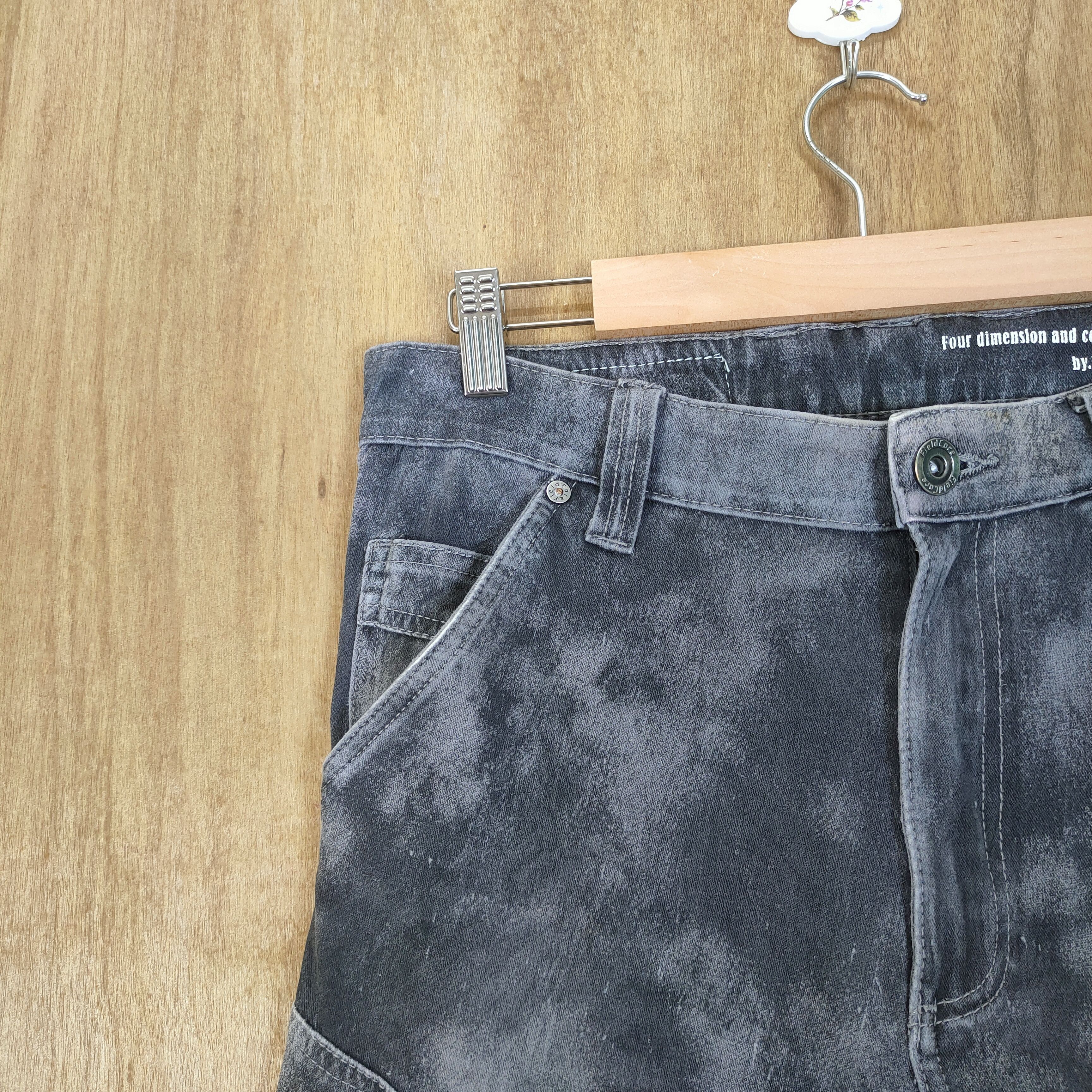 Japanese Brand W30 VINTAGE JAPANESE BLACK FADED CARGO PANTS Size US 30 / EU 46 - 4 Thumbnail