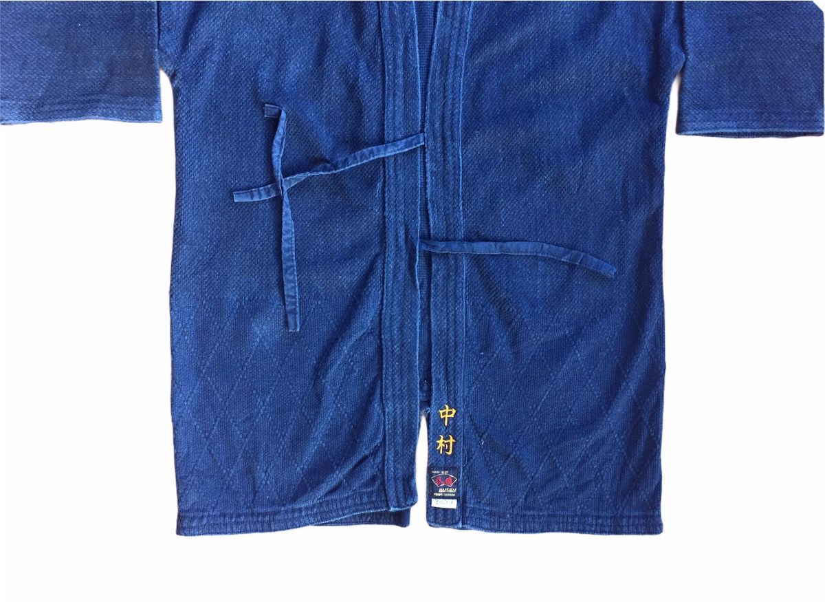 Japanese Brand Busen Kendo Dyed Indigo Vintage Kimono Size US L / EU 52-54 / 3 - 4 Thumbnail