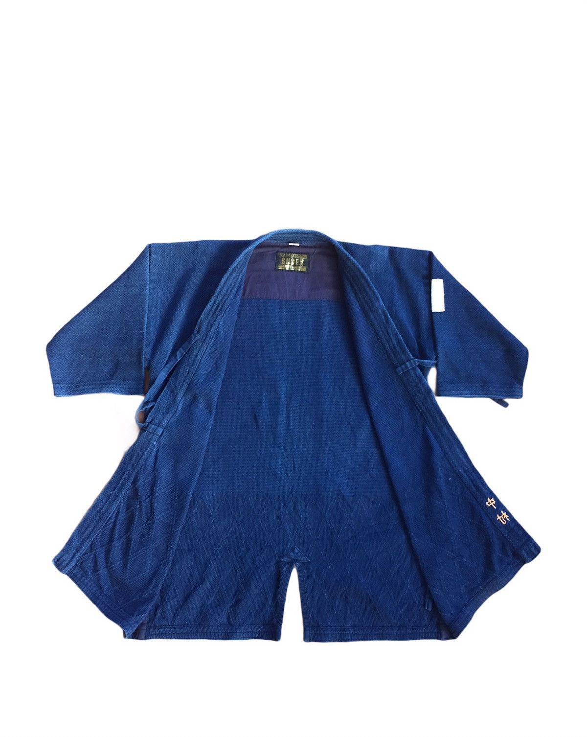 Japanese Brand Busen Kendo Dyed Indigo Vintage Kimono Size US L / EU 52-54 / 3 - 6 Thumbnail