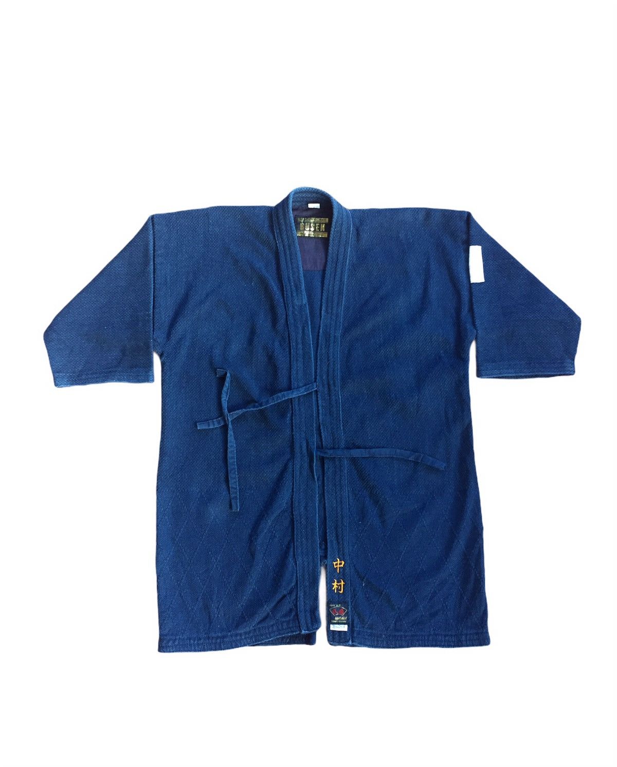 Japanese Brand Busen Kendo Dyed Indigo Vintage Kimono Size US L / EU 52-54 / 3 - 2 Thumbnail