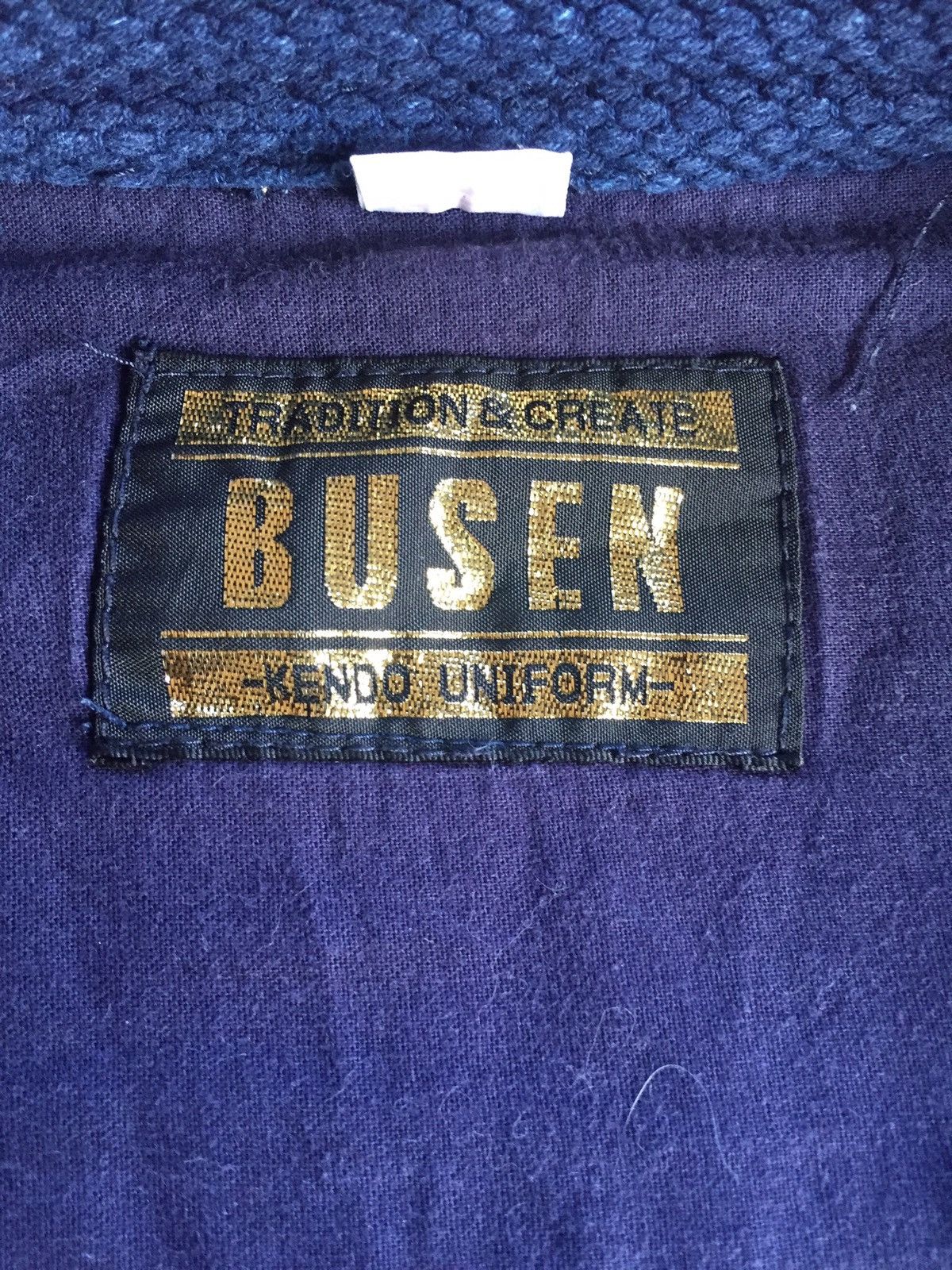 Japanese Brand Busen Kendo Dyed Indigo Vintage Kimono Size US L / EU 52-54 / 3 - 7 Thumbnail