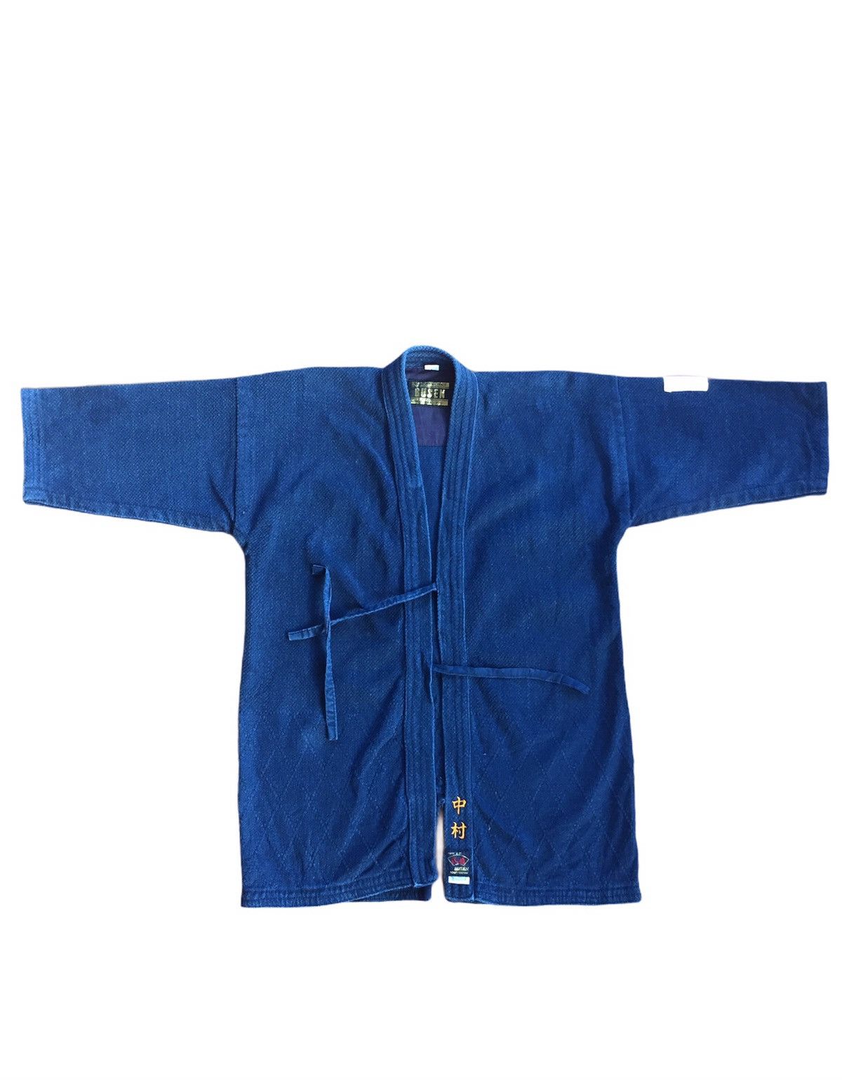 Japanese Brand Busen Kendo Dyed Indigo Vintage Kimono Size US L / EU 52-54 / 3 - 1 Thumbnail
