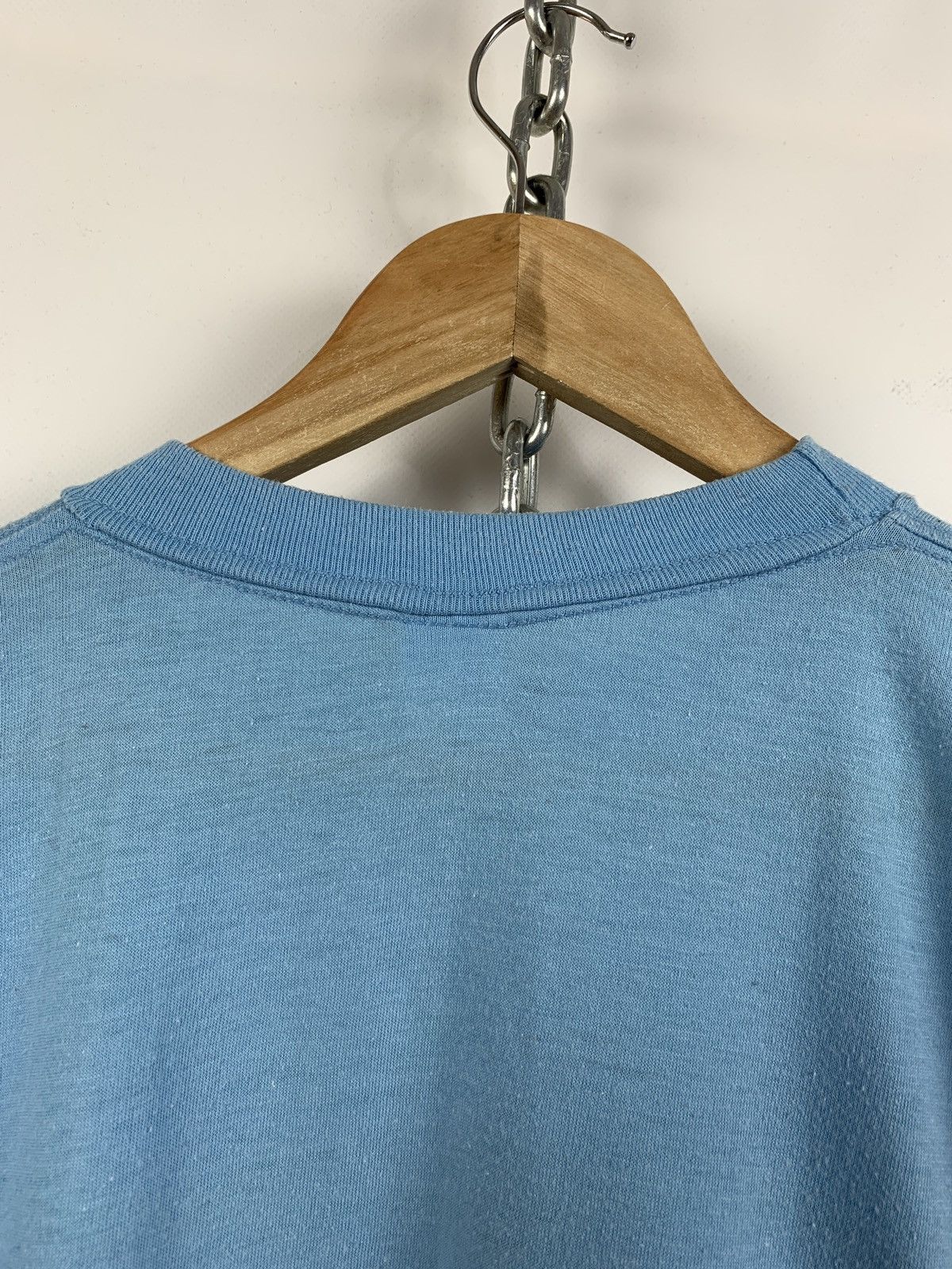 Cartoon Network 70s Vintage Snoopy Peanuts Joe Vice Made In USA Blue T-Shirt Size US M / EU 48-50 / 2 - 12 Thumbnail