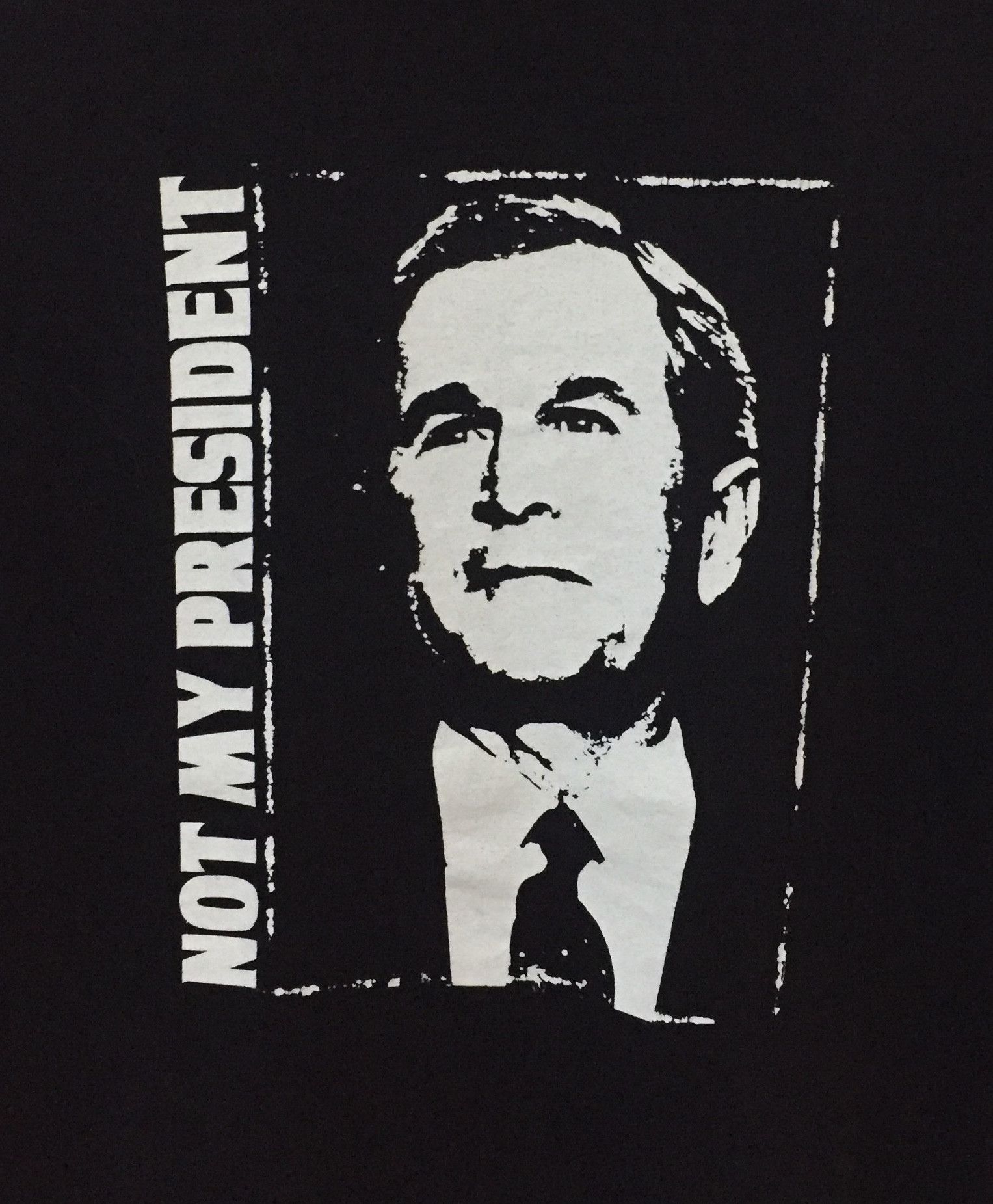 Band Tees VINTAGE 00s NOFX NOT MY PRESIDENT PUNK ROCK BAND TSHIRT Size US S / EU 44-46 / 1 - 3 Thumbnail