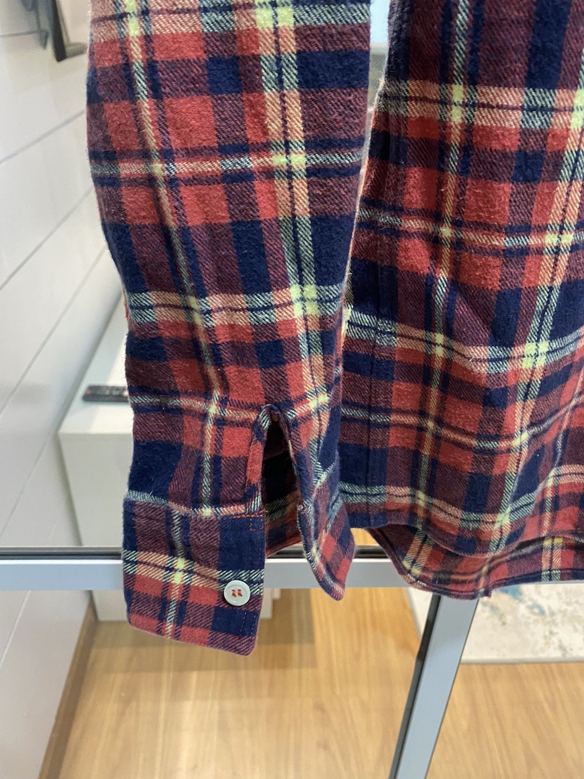 A.P.C. Plaid Flannel Button Up Shirt Size US M / EU 48-50 / 2 - 4 Thumbnail