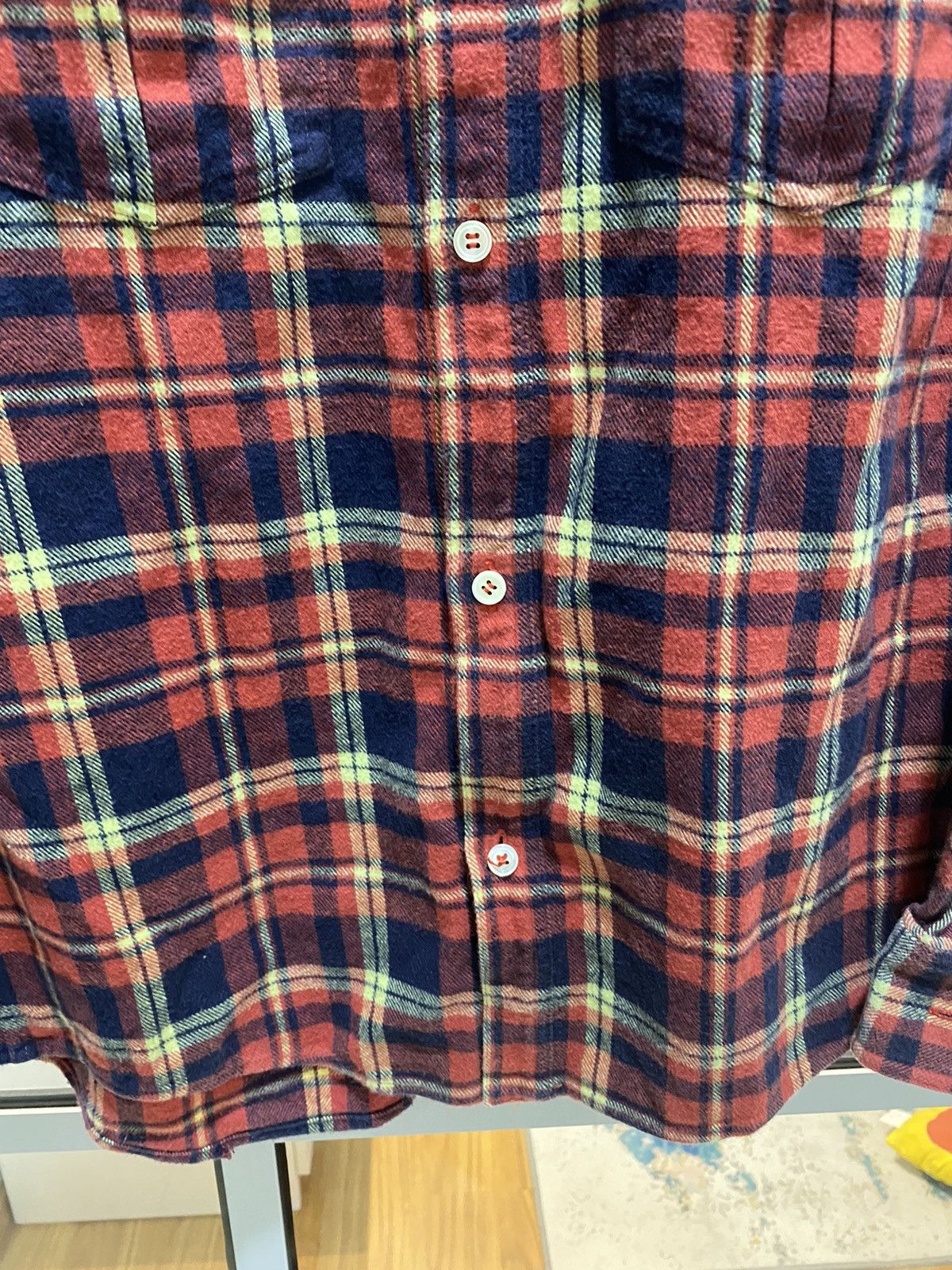 A.P.C. Plaid Flannel Button Up Shirt Size US M / EU 48-50 / 2 - 5 Thumbnail