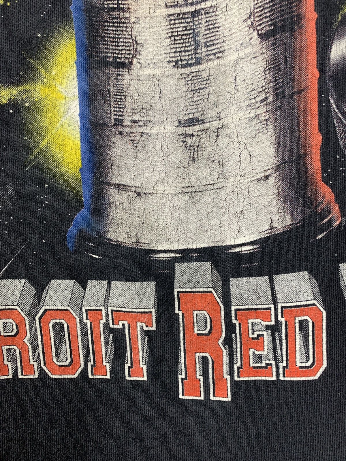 NHL 1998 Vintage Detroit Red Wings Stanley Cup Champs T-Shirt Size US M / EU 48-50 / 2 - 10 Thumbnail