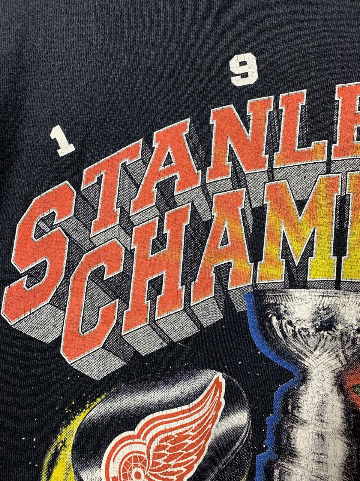 NHL 1998 Vintage Detroit Red Wings Stanley Cup Champs T-Shirt Size US M / EU 48-50 / 2 - 5 Thumbnail