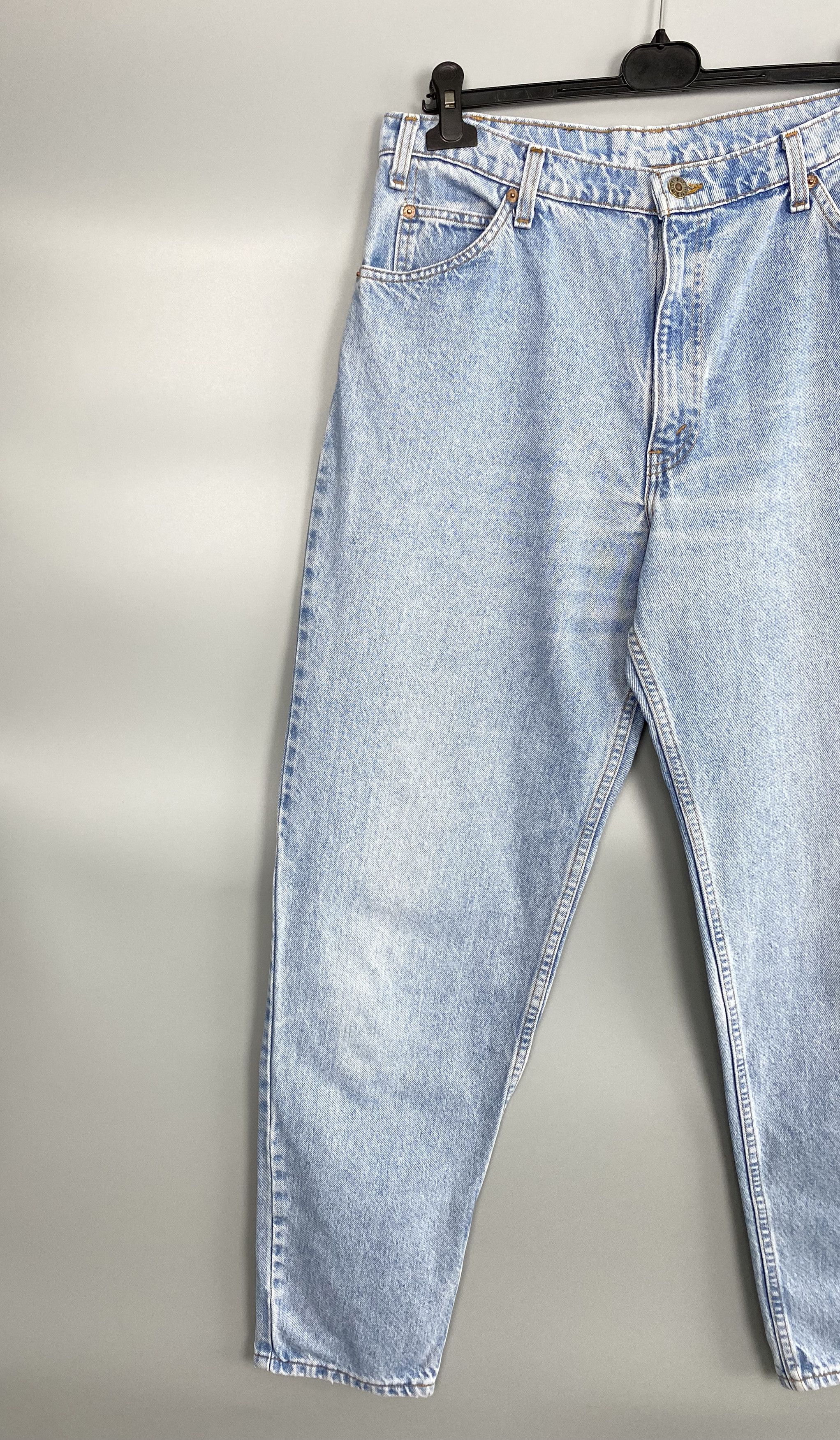 Levi's Vintage LEVIS Made in USA Orange TAB Denim Jeans W36 L32 Size US 36 / EU 52 - 2 Thumbnail