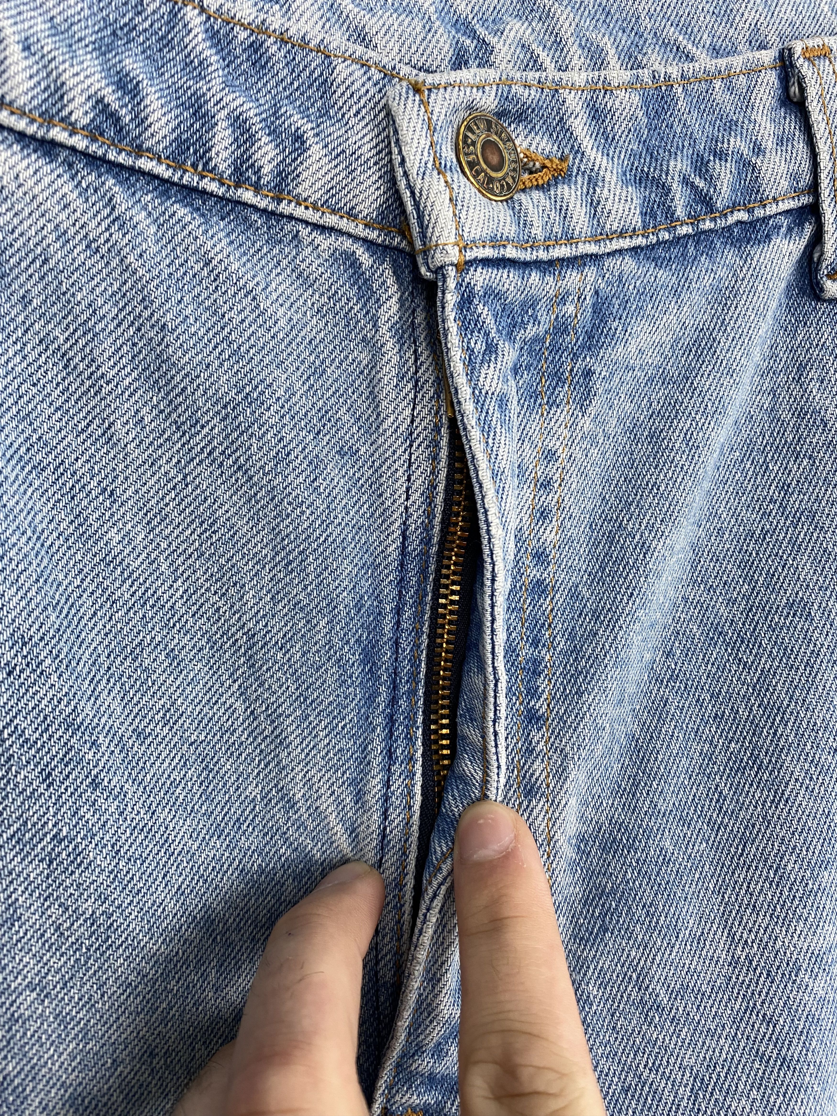 Levi's Vintage LEVIS Made in USA Orange TAB Denim Jeans W36 L32 Size US 36 / EU 52 - 5 Thumbnail