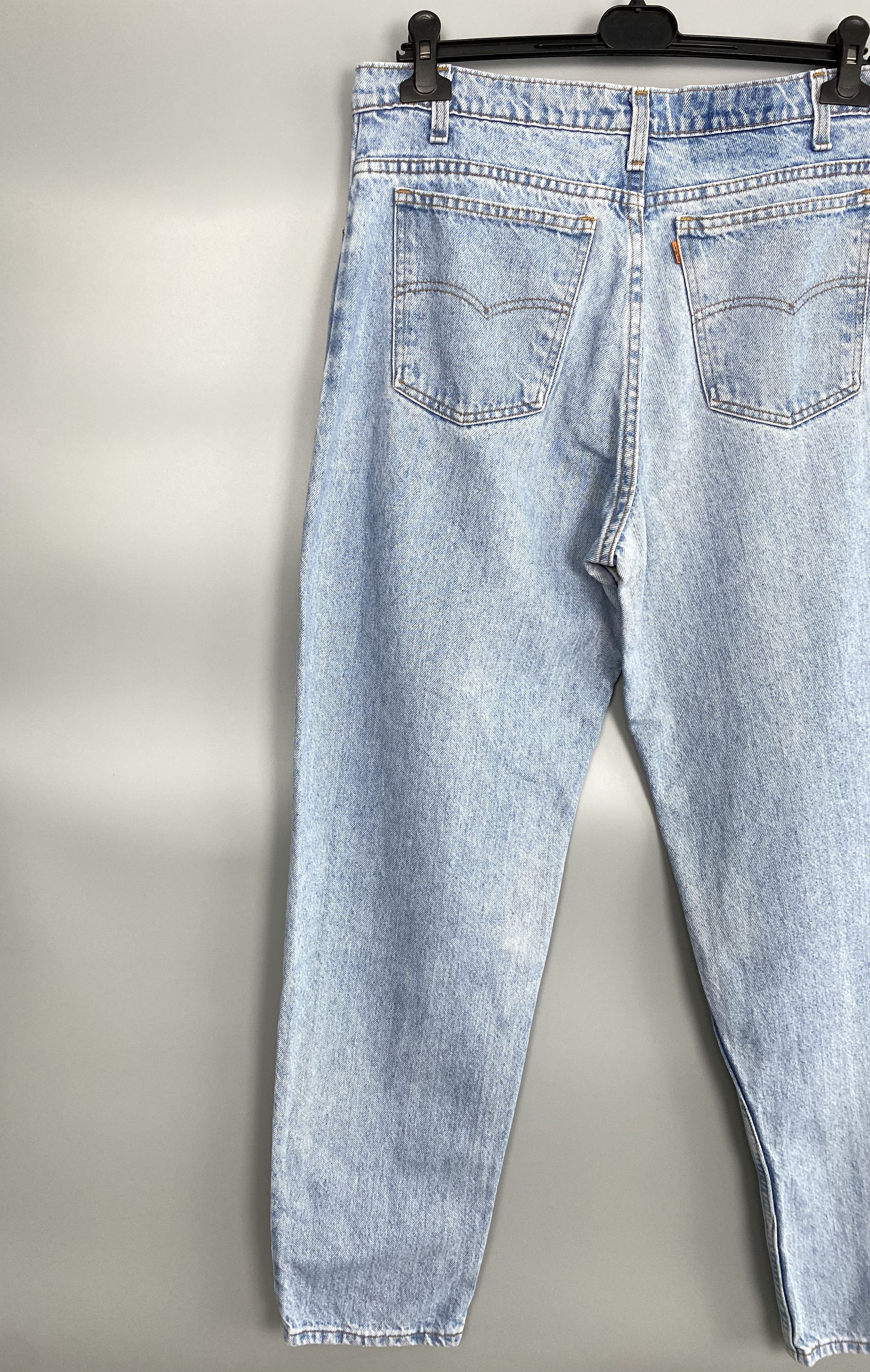Levi's Vintage LEVIS Made in USA Orange TAB Denim Jeans W36 L32 Size US 36 / EU 52 - 8 Thumbnail